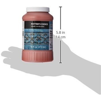 Amaco Potters Choice Glaze, Blue Rutile Pc-20, 1 Pint - 35401D