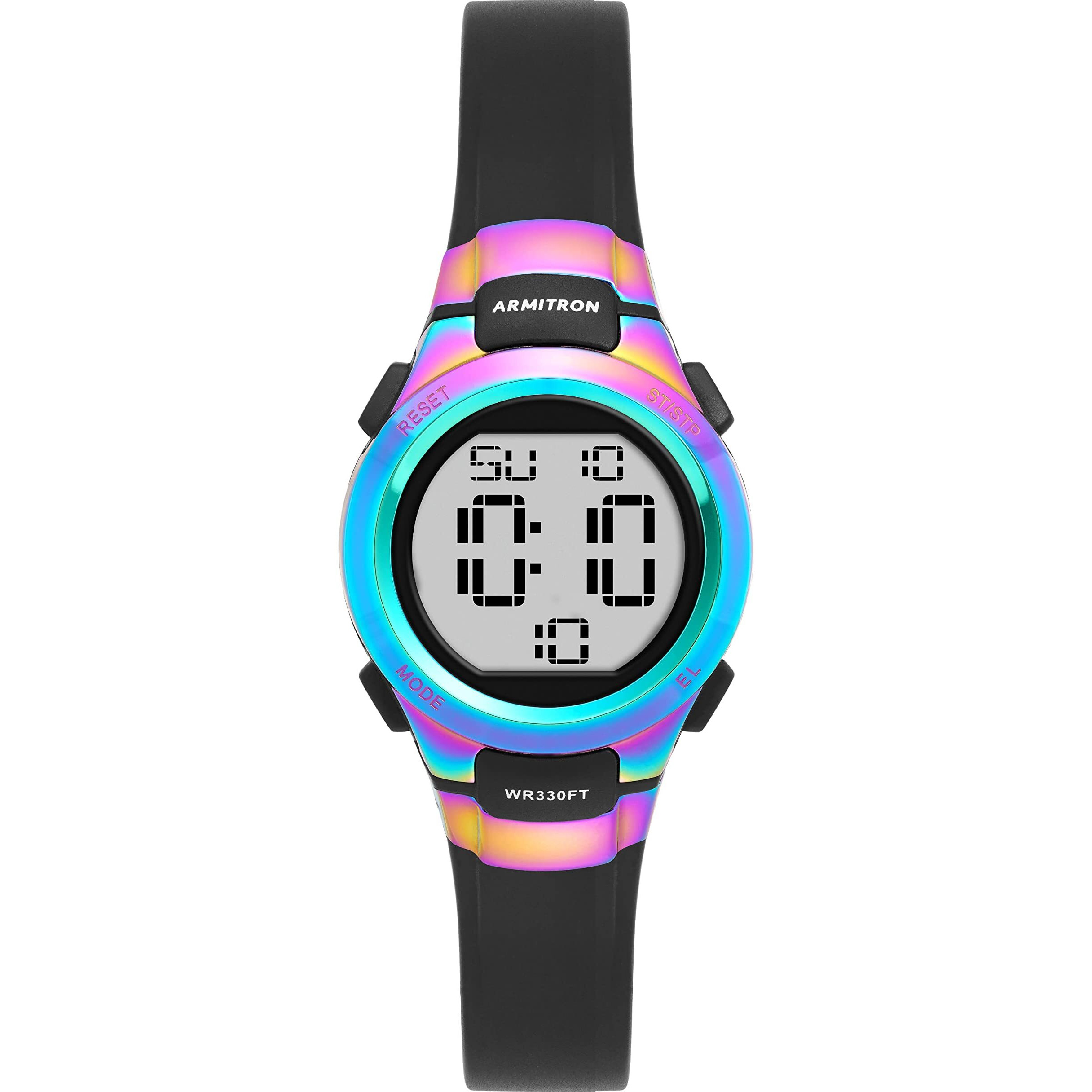 Armitron Sport Women's Digital Chronograph Resin Strap Watch, 45/7012