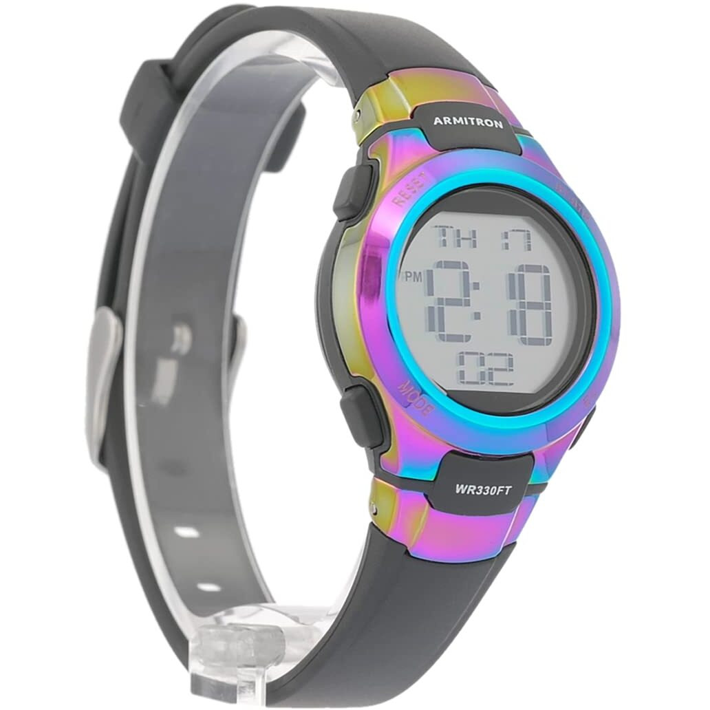 Armitron Sport Women's Digital Chronograph Resin Strap Watch, 45/7012