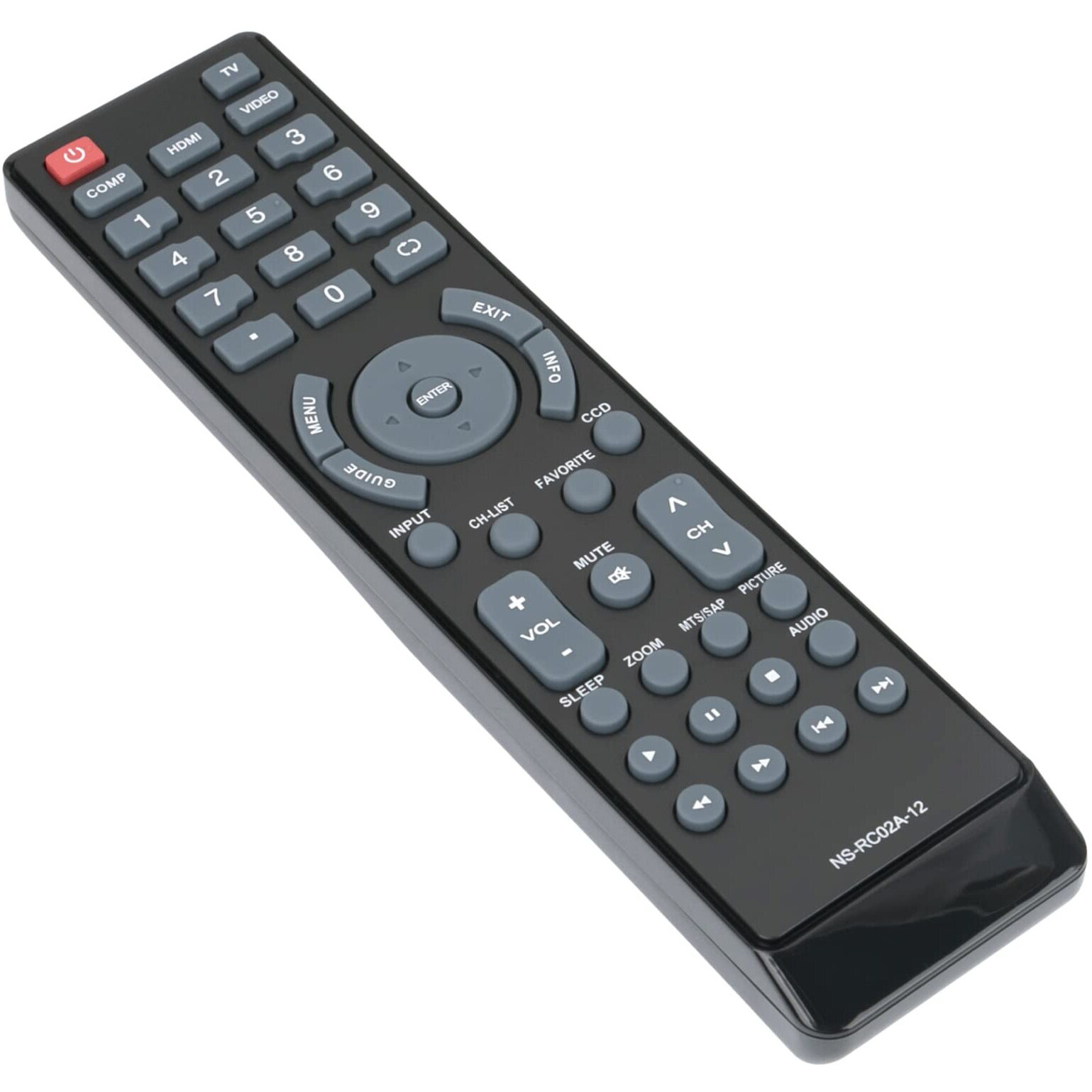 New Remote Ns-Rc01A-12 Ns-Rc02A-12 /Ns Rc02A 12/ Ns Rc02A 12 Remote For Insignia Ns-19E450A11 Ns-32L450A11 Ns-46E570A11 Ns-46E560A11 Ns-32E859A11  Ns-19E450Wa11 Ns-40E560A11 Ns-32E570A11 Ns-37L550A11
