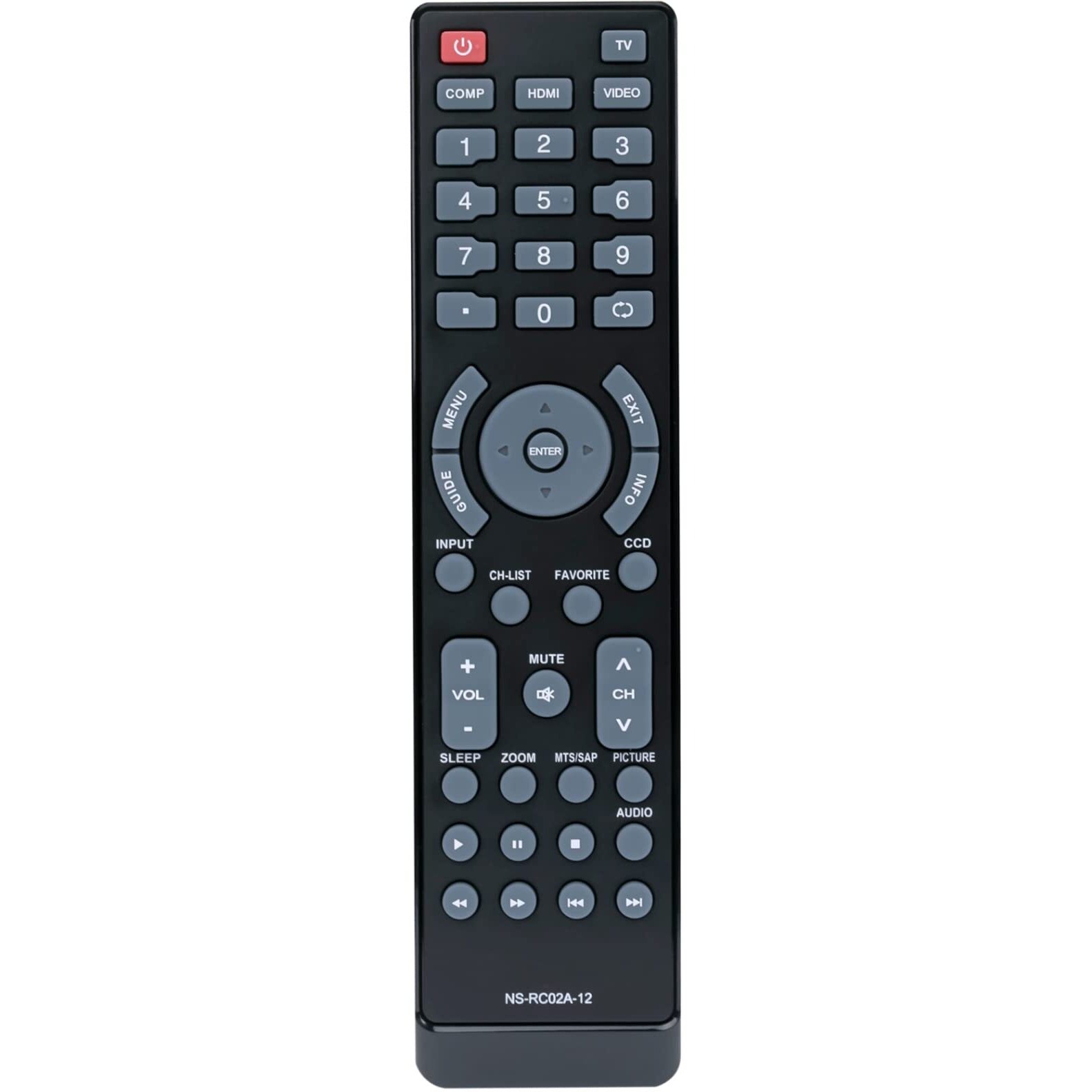 New Remote Ns-Rc01A-12 Ns-Rc02A-12 /Ns Rc02A 12/ Ns Rc02A 12 Remote For Insignia Ns-19E450A11 Ns-32L450A11 Ns-46E570A11 Ns-46E560A11 Ns-32E859A11  Ns-19E450Wa11 Ns-40E560A11 Ns-32E570A11 Ns-37L550A11