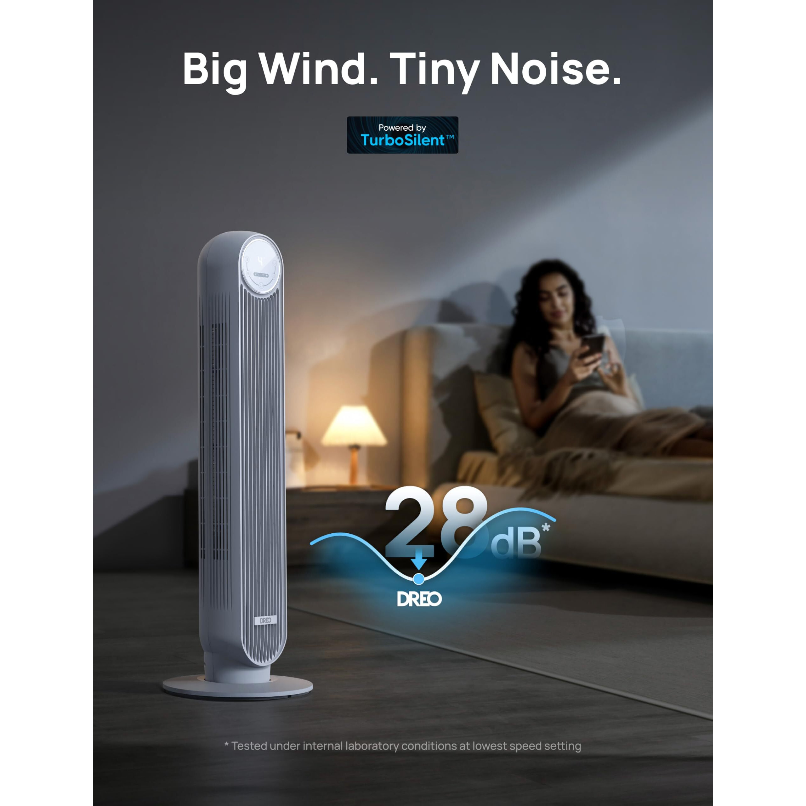 Dreo Tower Fan For Bedroom, 25Ft/S Velocity Quiet Floor Fan, 90 Oscillating Fans For Indoors With 4 Speeds, 4 Modes, 8H Timer, Standing Fans, Bladeless Fan, White, Nomad One (Dr-Htf007)
