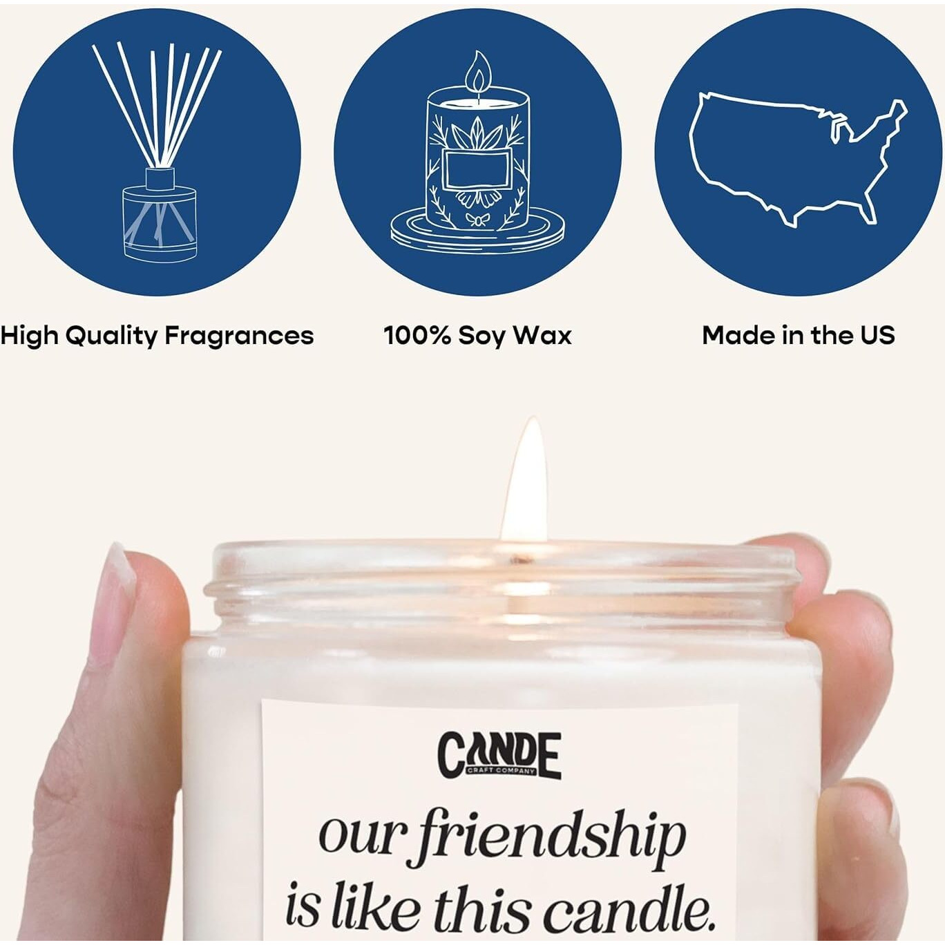 Ce Craft - Smells Like An Eagles Win Candle - Football Themed Candle, Gift For Dad, Gift For Son, Sports Gift, Sports Themed Candle, Gift For Him (Vanilla Oak)