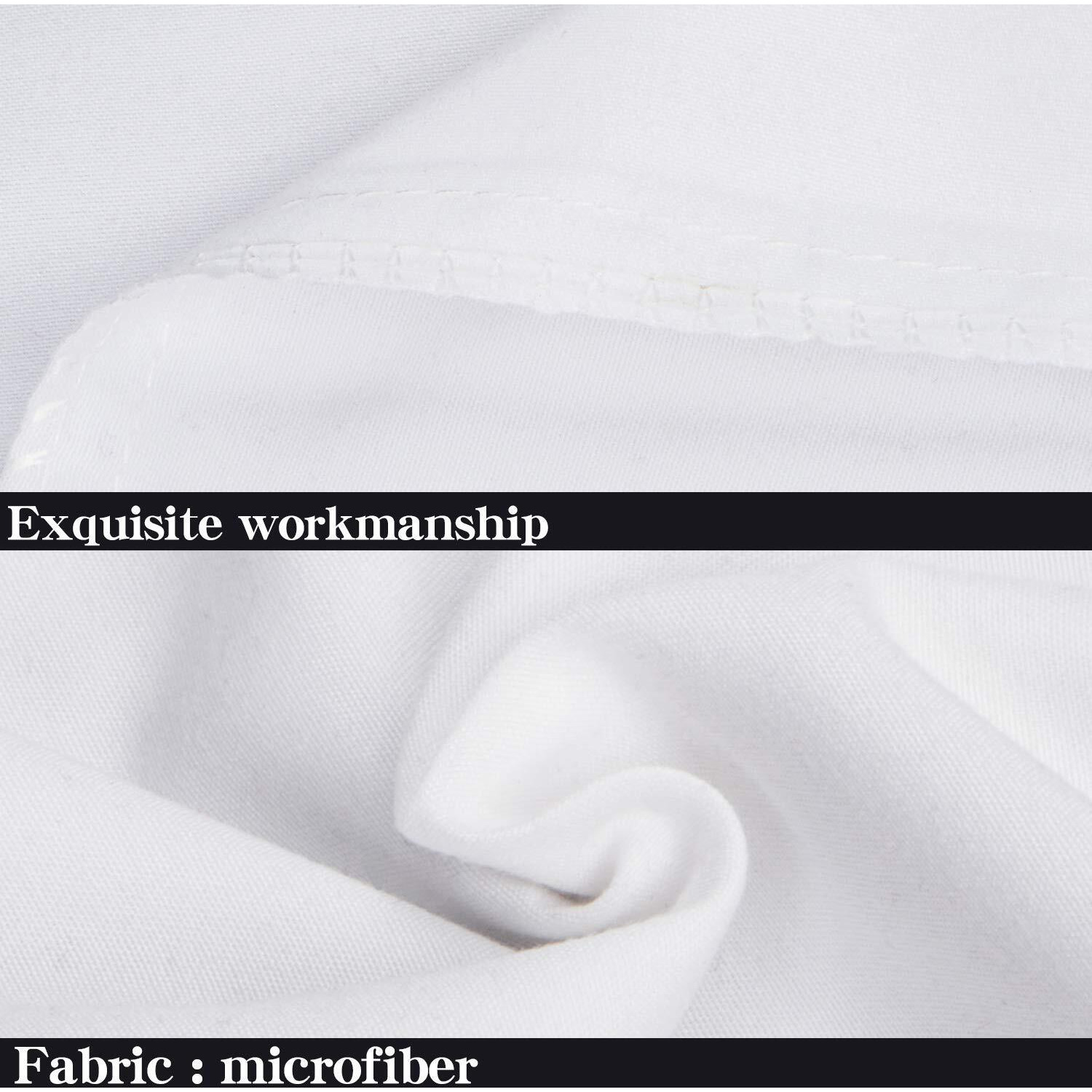 Ntbay Queen Pillowcase Set - 4 Pack Brushed Microfiber 20X30 Pillowcases - Soft, Wrinkle-Free, Fade-Resistant, Stain-Resistant, White Pillowcases With Envelope Closure - 20X30 Inches, White
