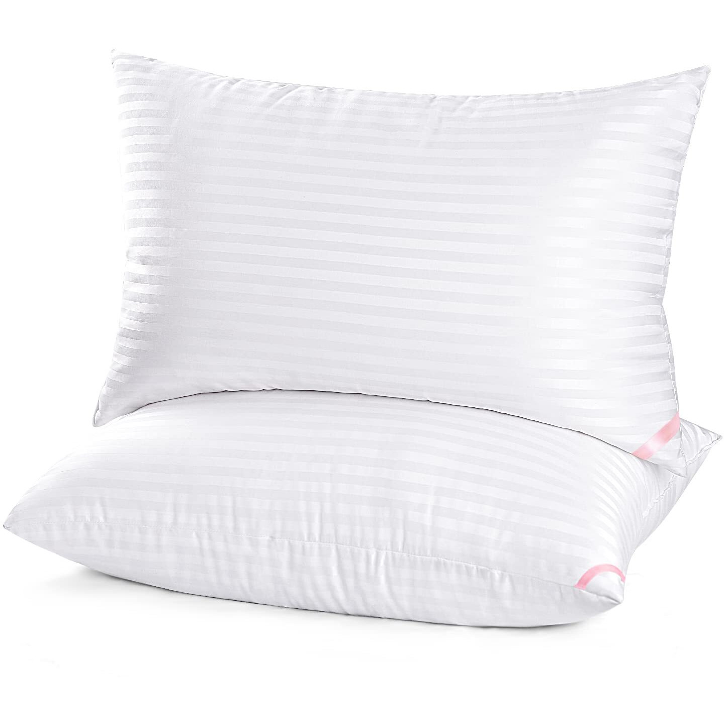 Eiue Hotel Collection Bed Pillows For Sleeping 2 Pack Standard Size,Pillows For Side And Back Sleepers,Super Soft Down Alternative Microfiber Filled Pillows,20 X 26 Inches