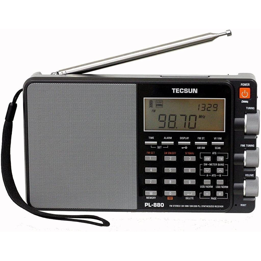 Tecsun Pl880 Portable Digital Pll Dual Conversion Am/Fm Longwave Shortwave Radio With Ssb (Single Side Band) Reception