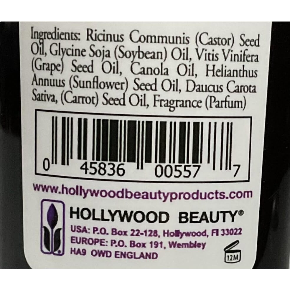 Hollywood Beauty Black Jamaican Castor Oil, 3 Oz (Pack Of 2)