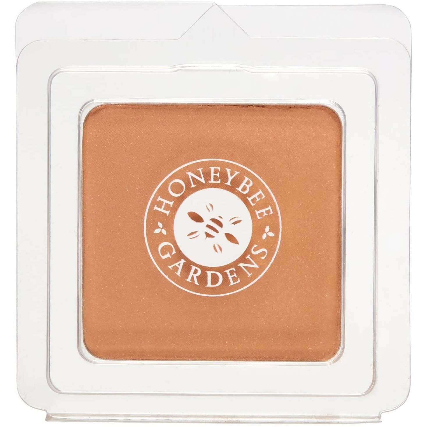 Honeybee Gardens Pressed Mineral Powder Foundation Refill, Sundance, Deep Tan/Mocha, Adjustable Coverage, Natural Finish, With Botanical Extracts And Vitamin E, 7.5G