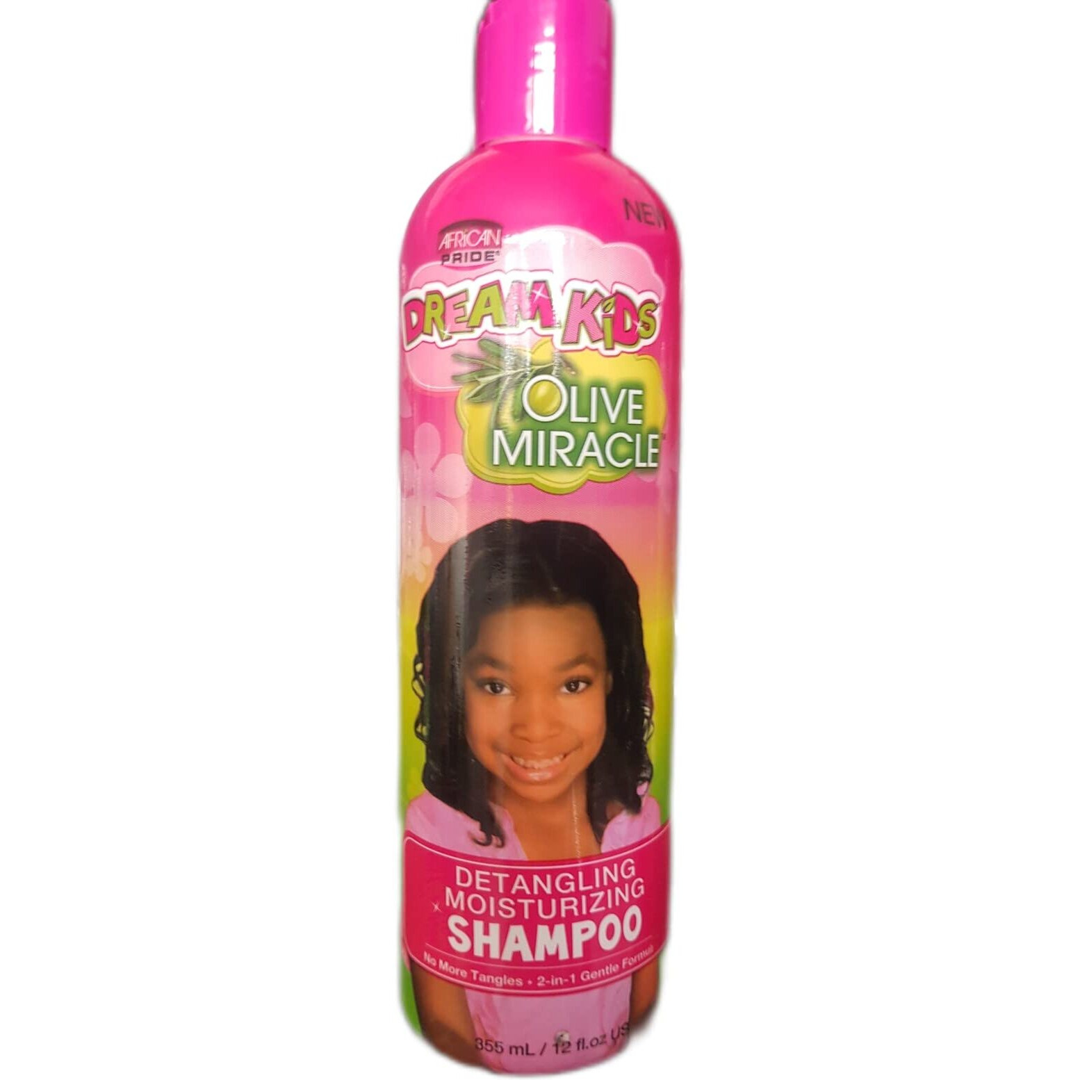 Dream African Pride Kids Olive Miracle Detangling Moisturizing Set Of 4 Products
