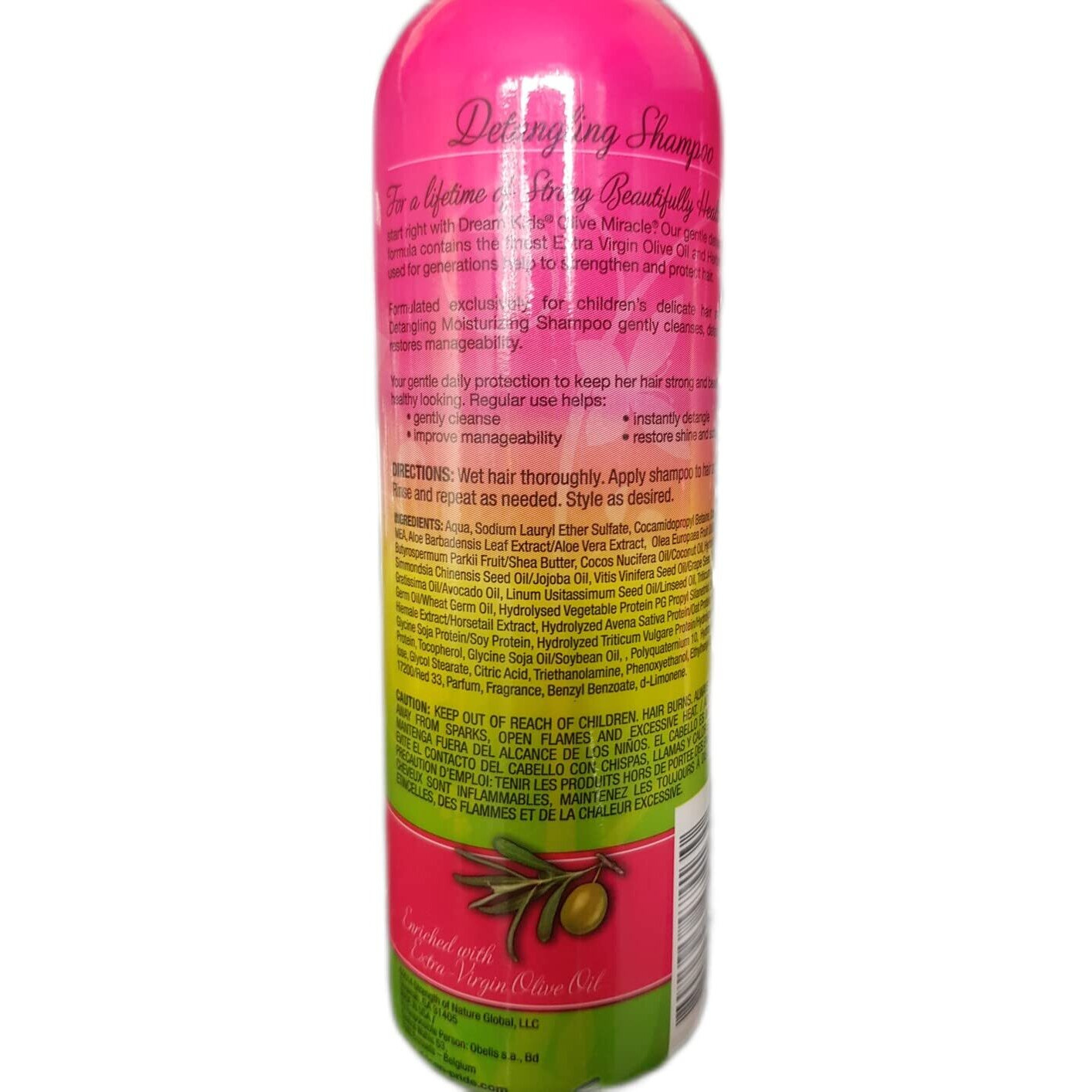 Dream African Pride Kids Olive Miracle Detangling Moisturizing Set Of 4 Products