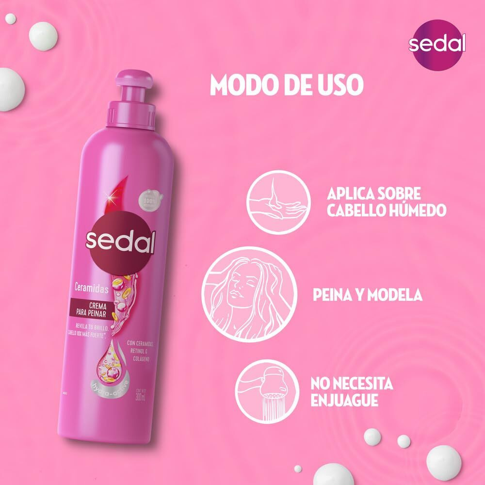 Sedal S.O.S. Ceramides With Micro Ceramides Hair Styling Cream 300 Ml