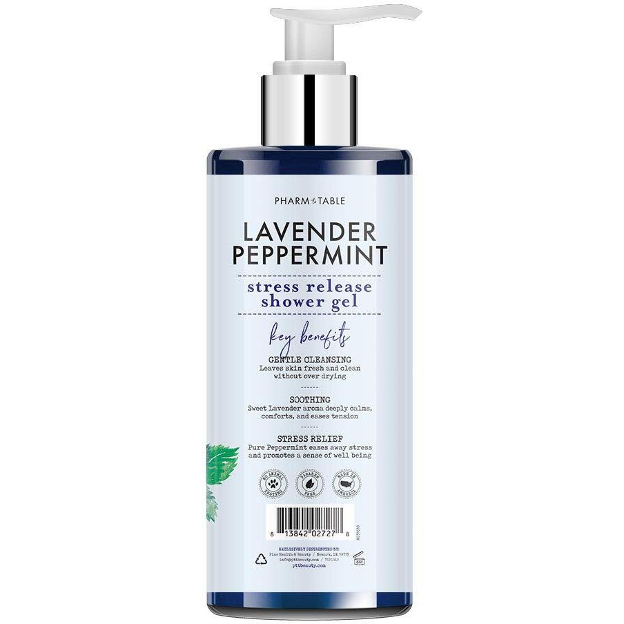 Pharm To Table Stress Release/Lavender & Peppermint Shower Gel Body Wash 32Oz / 960M