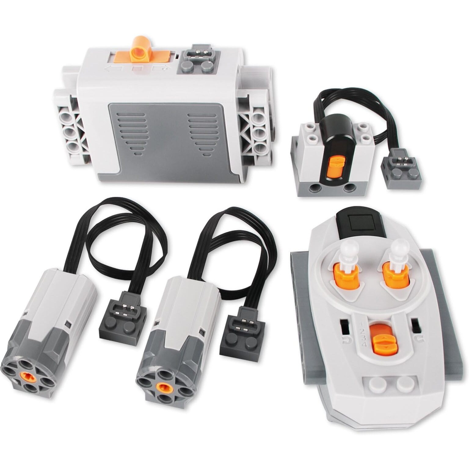 5-In-1 Motor Kit Compatible With Lego Technic, Motor Set With Powerful Motors, Advanced Control Functionality, Ultimate Compatibility