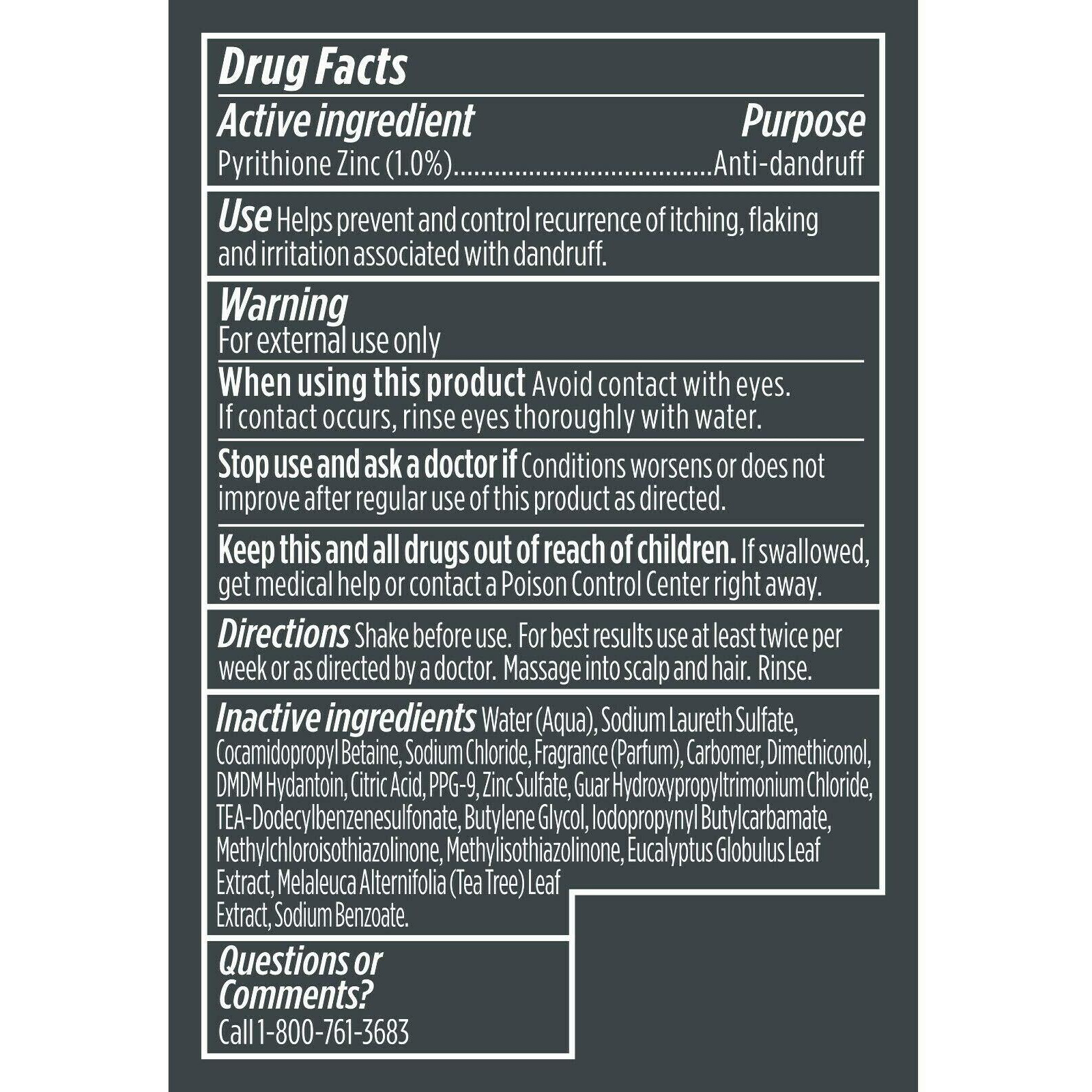 Dove Men+Care Dermacare Scalp 2 In 1 Shampoo & Conditioner Dandruff Defense 12 Oz