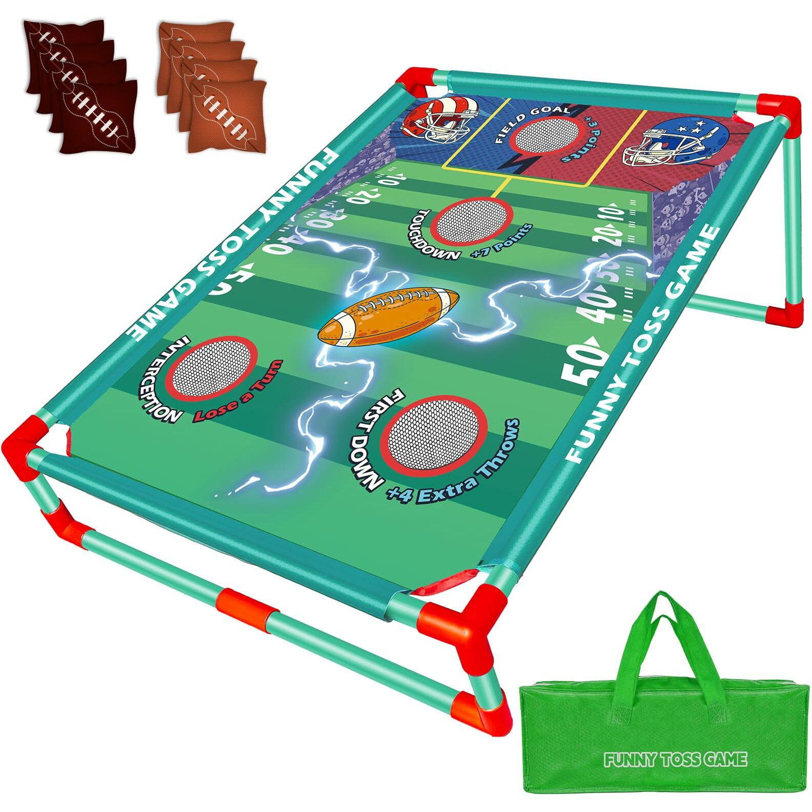 Bean Bag Toss Game For Kids, Outside Toys For 3 4 5 6 7 8+Years Old Boys And Girls, Outdoor Game For Kids, Ideal Birthday For 3-8 Years Old. Family Party Game Outdoor Activities