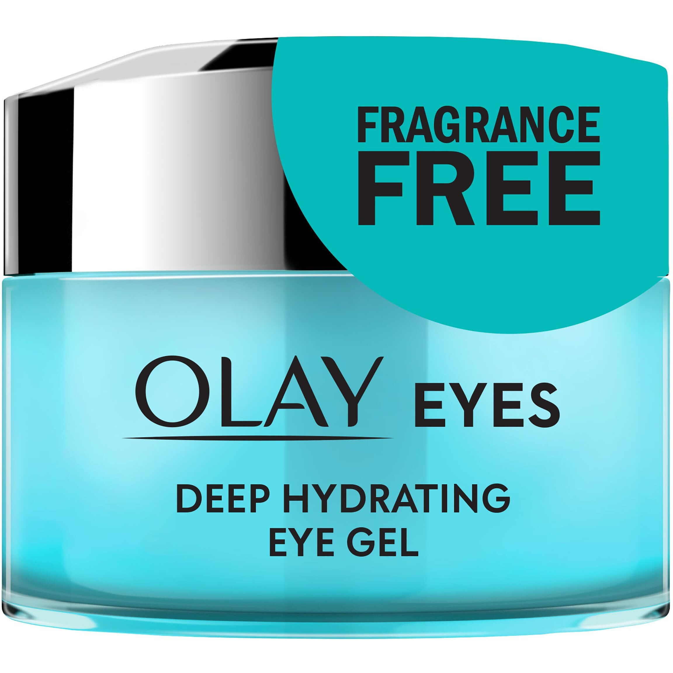 Olay Deep Hydrating Eye Gel With Hyaluronic Acid For Tired Eyes, Hydrating Gel, Cucumber, 0.5 Fl Oz