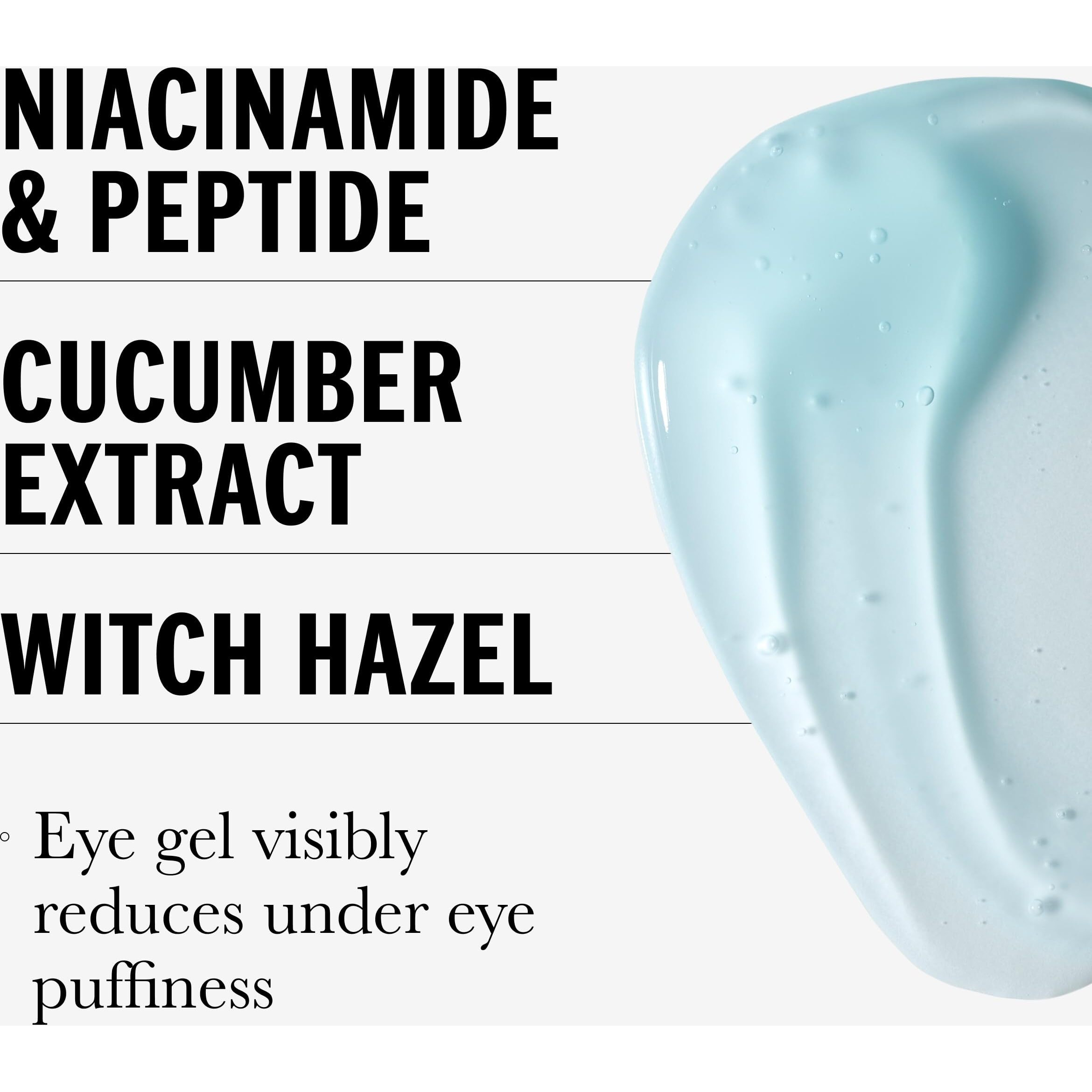 Olay Deep Hydrating Eye Gel With Hyaluronic Acid For Tired Eyes, Hydrating Gel, Cucumber, 0.5 Fl Oz