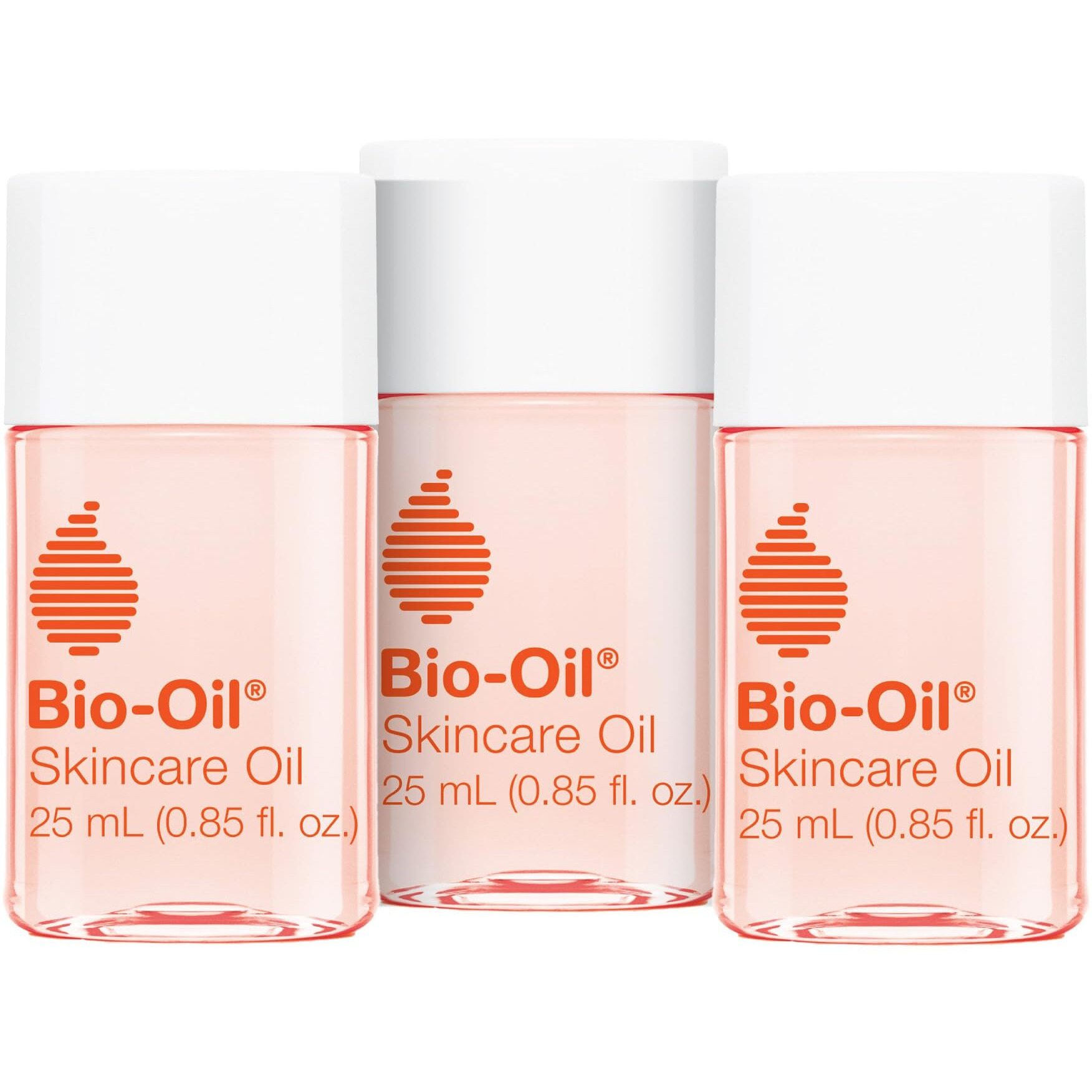 Bio-Oil Skincare Body Oil Serum For Scars And Stretch Marks, Body And Face Moisturizer, Dermatologist Recommended, Non-Comedogenic, Travel Size, For All Skin Types, Vitamin A, E, 0.85 Oz, Pack Of 3