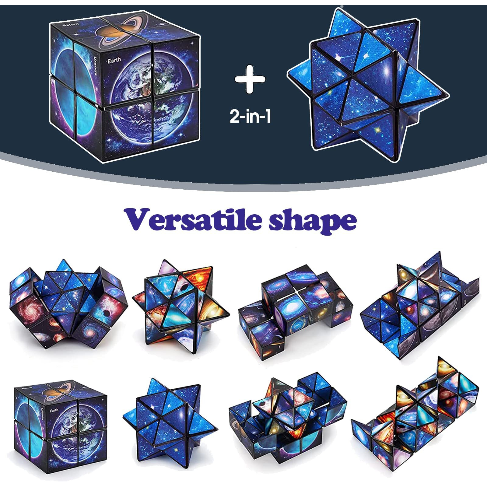 Luaxkpi Toys For Boys Age 8-12 Gifts For 9 10 11 12 Year Old Boy Girls, Infinity Cube Fidget Toy For Kids Ages 8-10 Star Cubes For Boys Girl Toys 10-12 Years Old Birthday Presents Gift Ideas