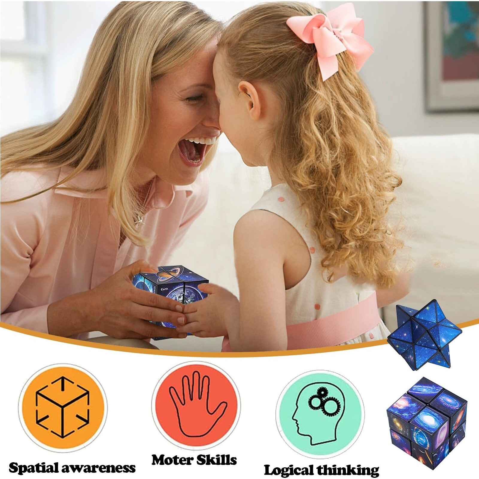 Luaxkpi Toys For Boys Age 8-12 Gifts For 9 10 11 12 Year Old Boy Girls, Infinity Cube Fidget Toy For Kids Ages 8-10 Star Cubes For Boys Girl Toys 10-12 Years Old Birthday Presents Gift Ideas