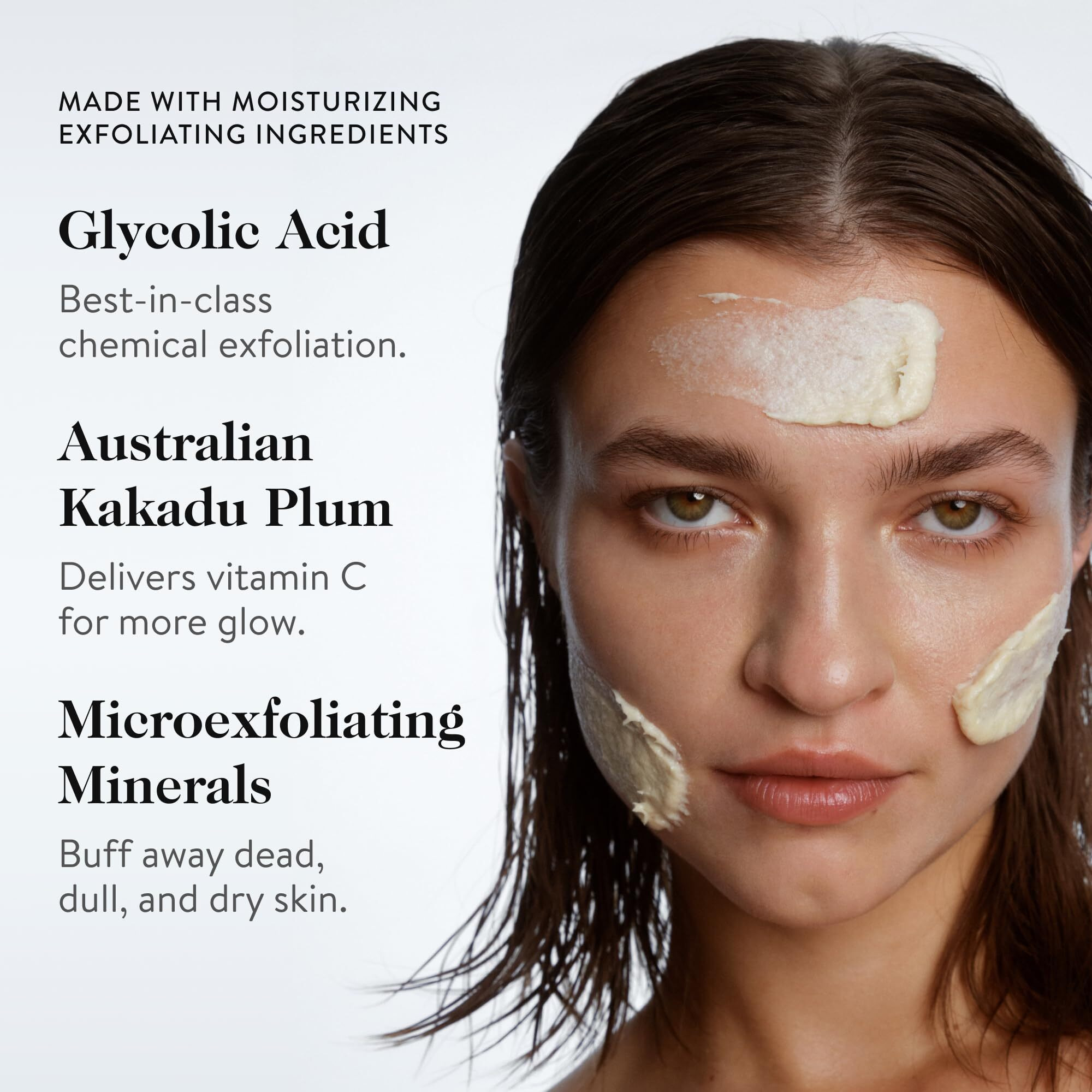 Goop Beauty Microderm Exfoliator | Physical & Chemical Exfoliant To Smooth Skin Texture | Exfoliating Minerals & Glycolic Acid | At-Home Microdermabrasion | Silicone & Paraben Free | 0.5 Fl Oz