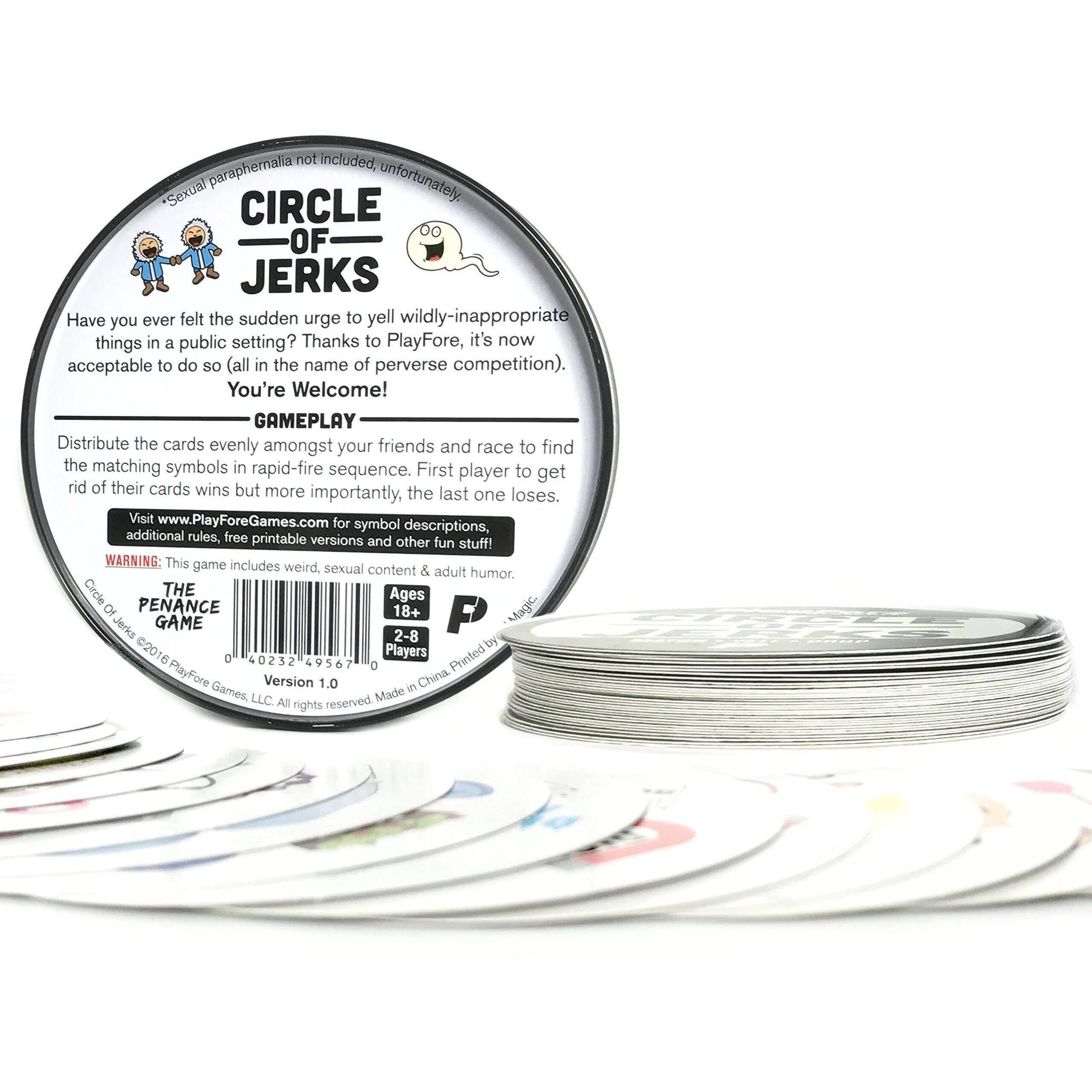 Circle Of Jerks The Fast-Paced Party Card Game For Adults - Competitive, Hilarious, Easy To Learn