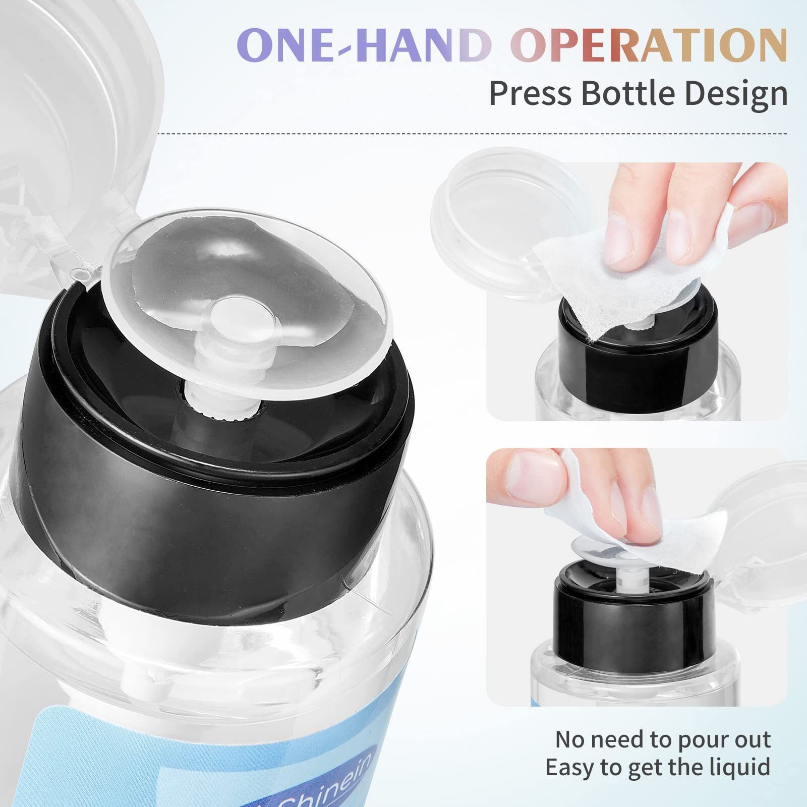 U-Shinein 200Ml Nail Slip Solution, 4-In-1 Poly Nail Gel Slip Solution Poly Nail Extension Gel Liquid Slip Solution Builder Gel, Nail Cleaner Liquid Nail Polish Remover With Nail Brush Nail Art