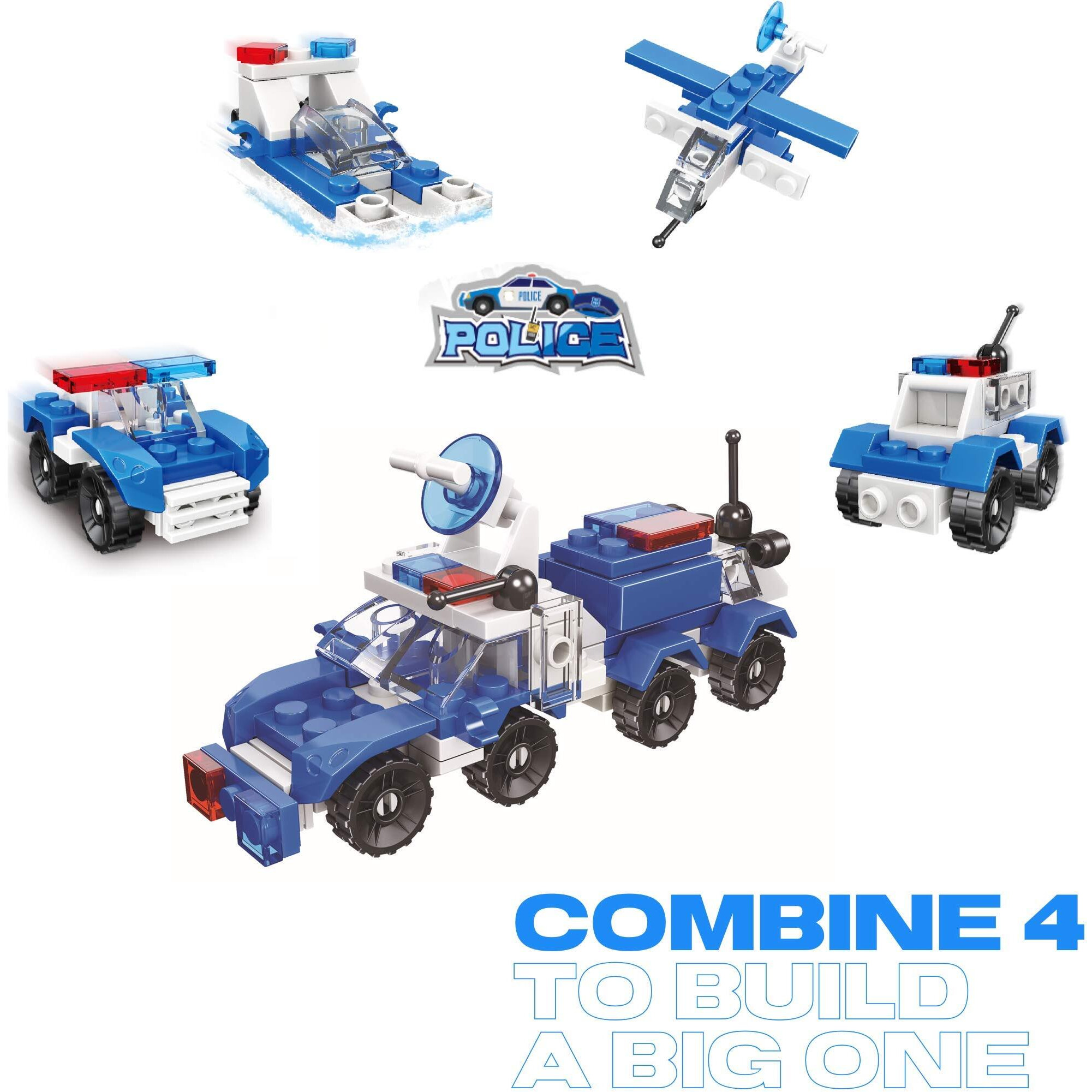 Qstar Mini 16 Car Building Blocks Compatible With Lego Party Favors For Kids, Prizes For Kids Classroom, Goodie Bag Fillers