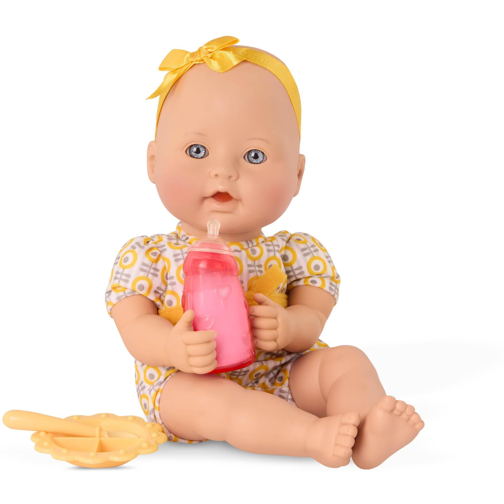 Baby Sweetheart By Battat - Feeding Time 12-Inch Soft-Body Newborn Baby Doll With Easy-To-Read Story Book And Baby Accessories