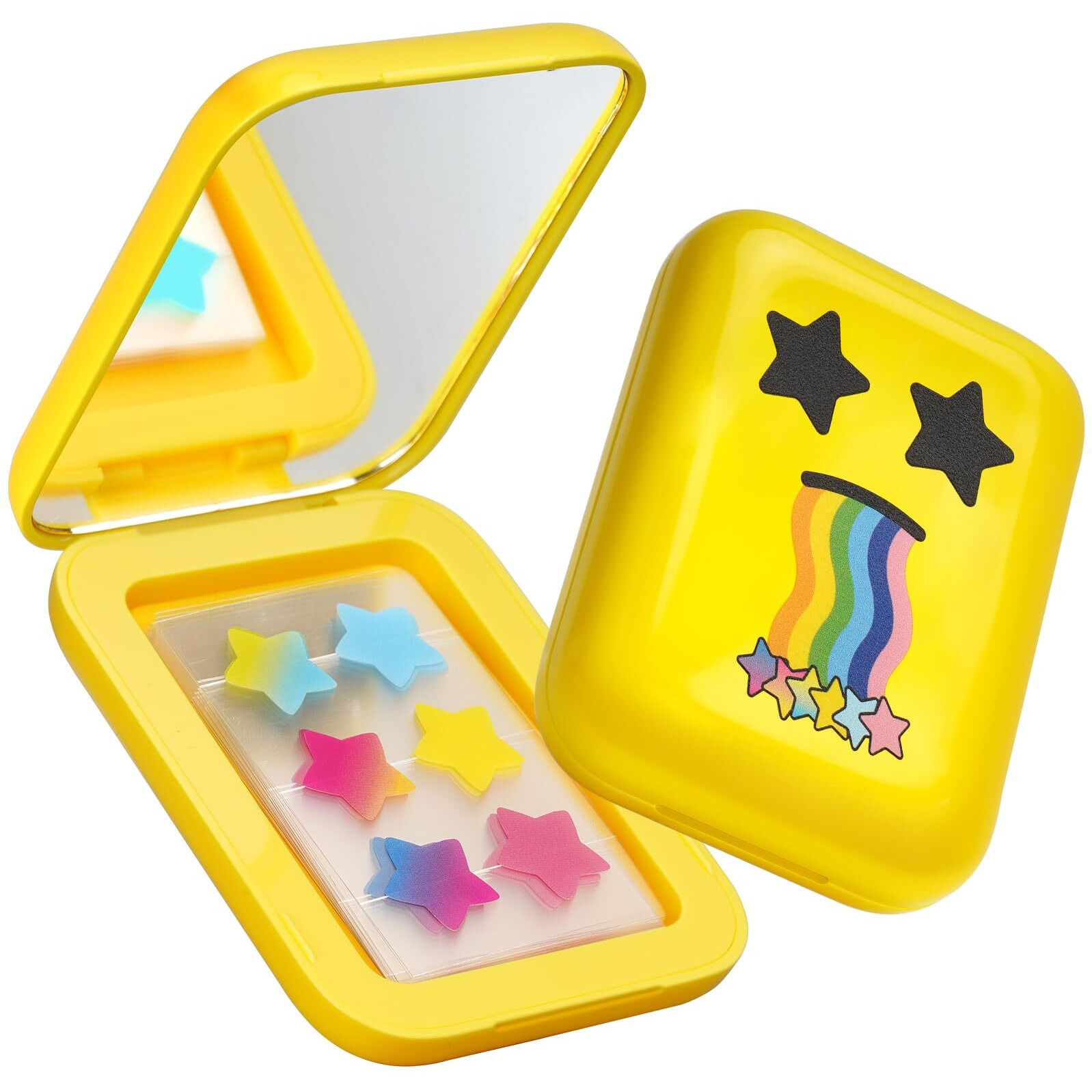Auslka Star Pimple Patches - 150 Count - Hydrocolloid Pimple Patches,Cute Star Shape, 6 Colors,Spot Stickers For Face And Skin,Temporary Mirror