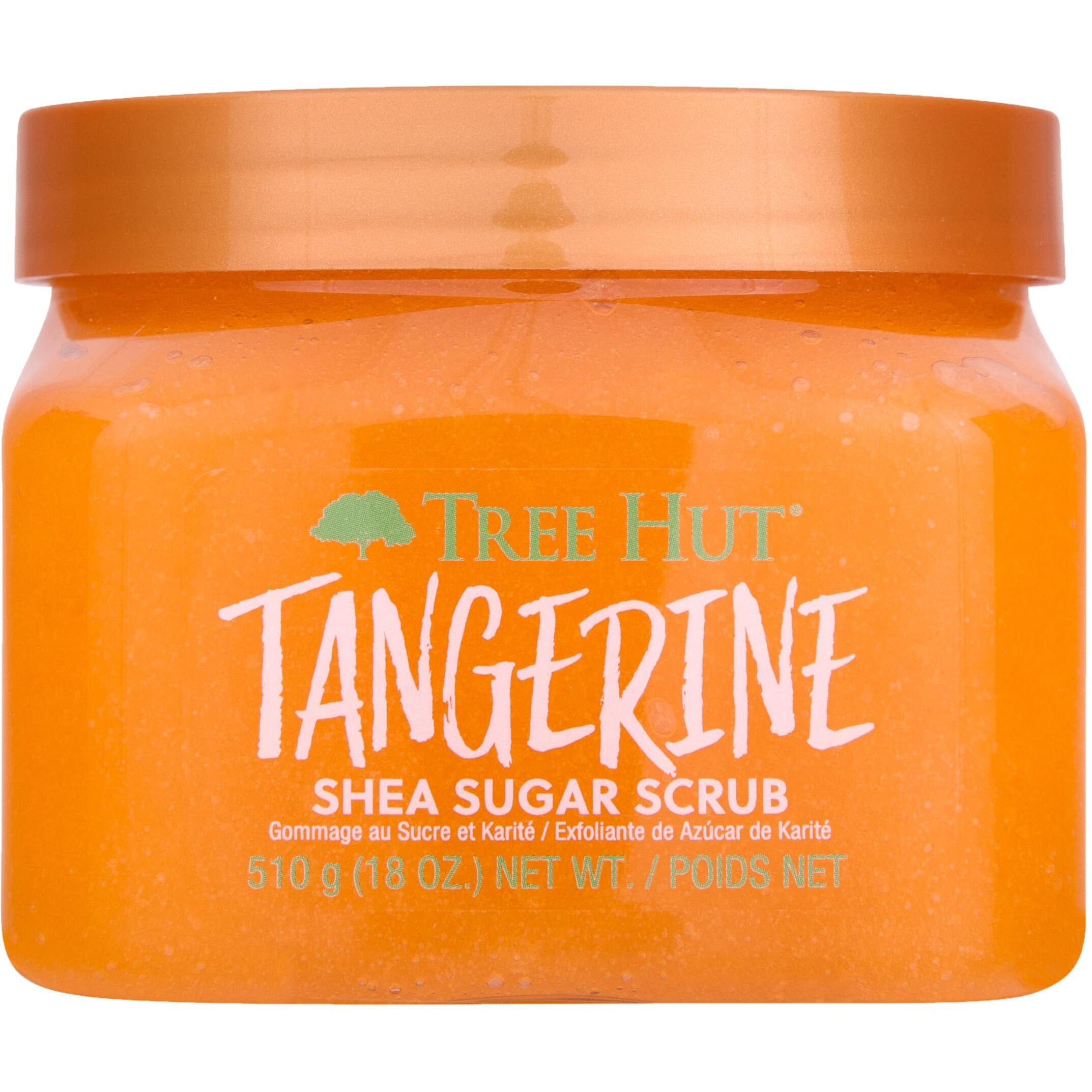 Tree Hut Tangerine Shea Sugar Scrub | Exfoliating Body Scrub Removes Dead, Dry Skin For A Soft & Hydrated Feel | Nourishing Essential Body Care | 18 Fl Oz.