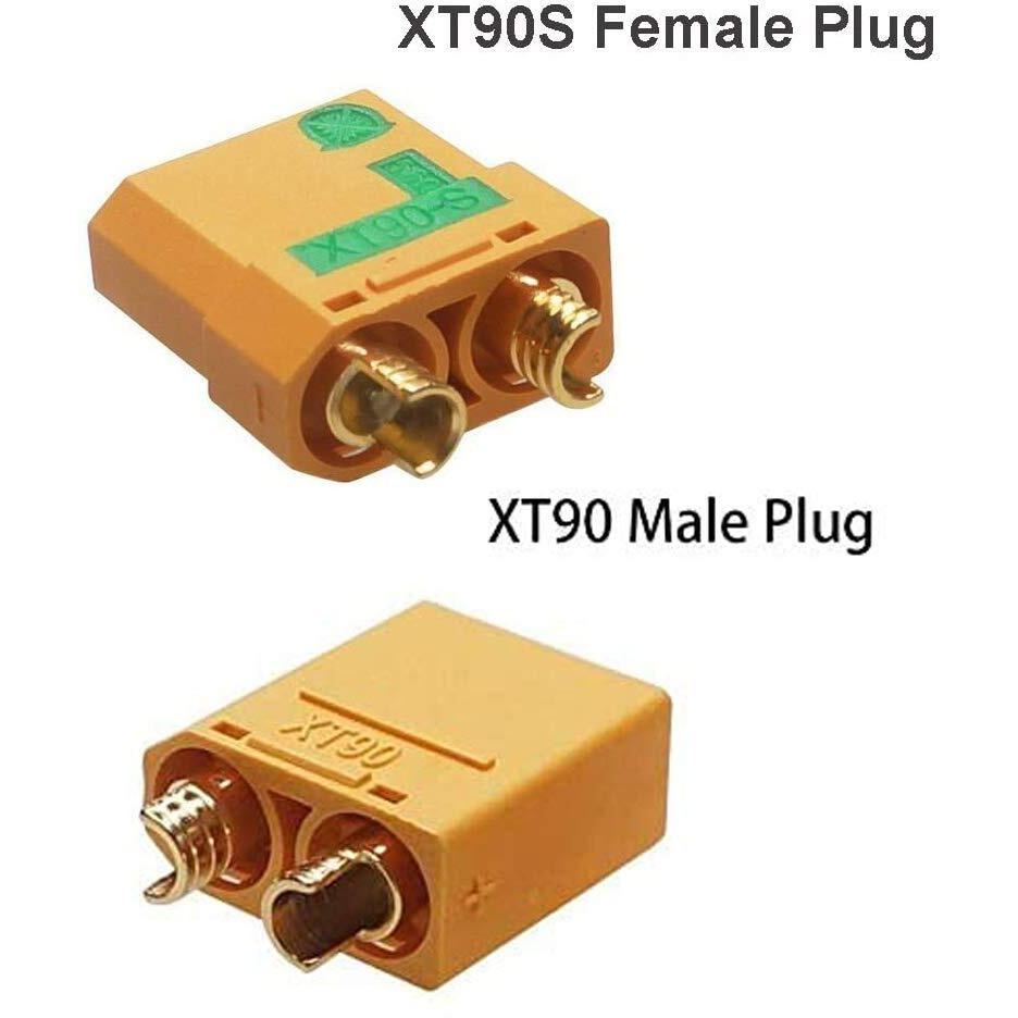 10Pcs Amass Xt90 Connector Update Xt90S Anti-Spark Male Female For Rc Fpv Lipo Battery Esc Charger Lead
