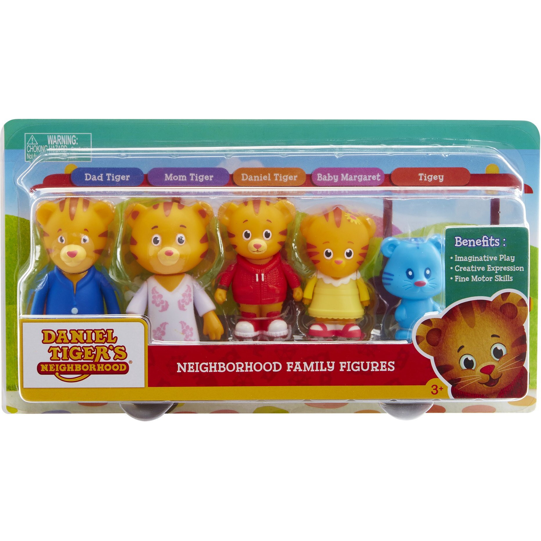 Daniel Tiger's Neighborhood Friends Family Figure (5 Pack)