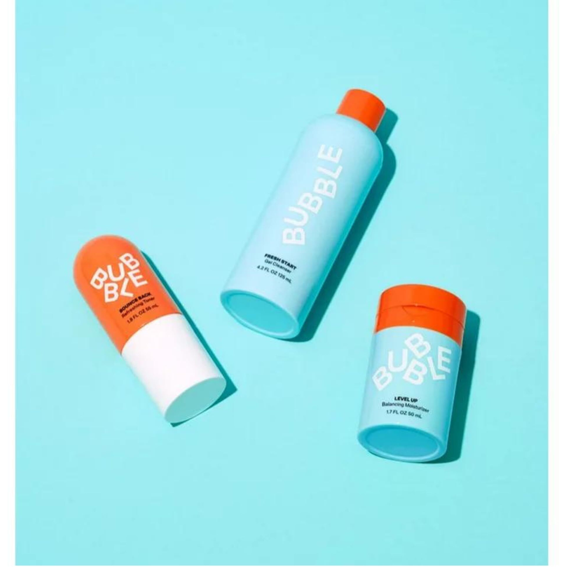 Bubble Skincare 3-Step Balancing Bundle, For Normal To Oily & Combo Skin, Set Of 3