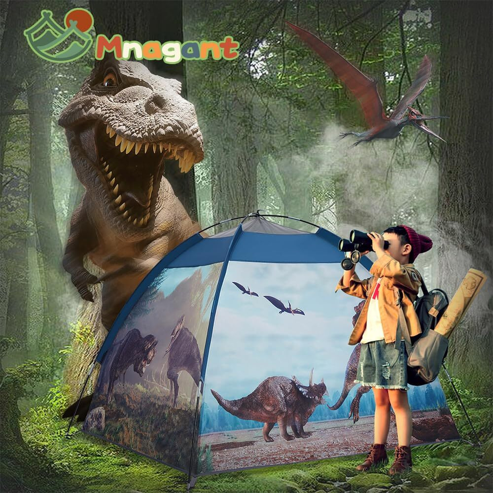 Mnagant Dinosaur Kids Play Tent-61   X61   X45   Realistic Dinosaur Kids Tent Indoor & Outdoor, Pop Up Play House For Kids, Boys & Girls Age 3-12
