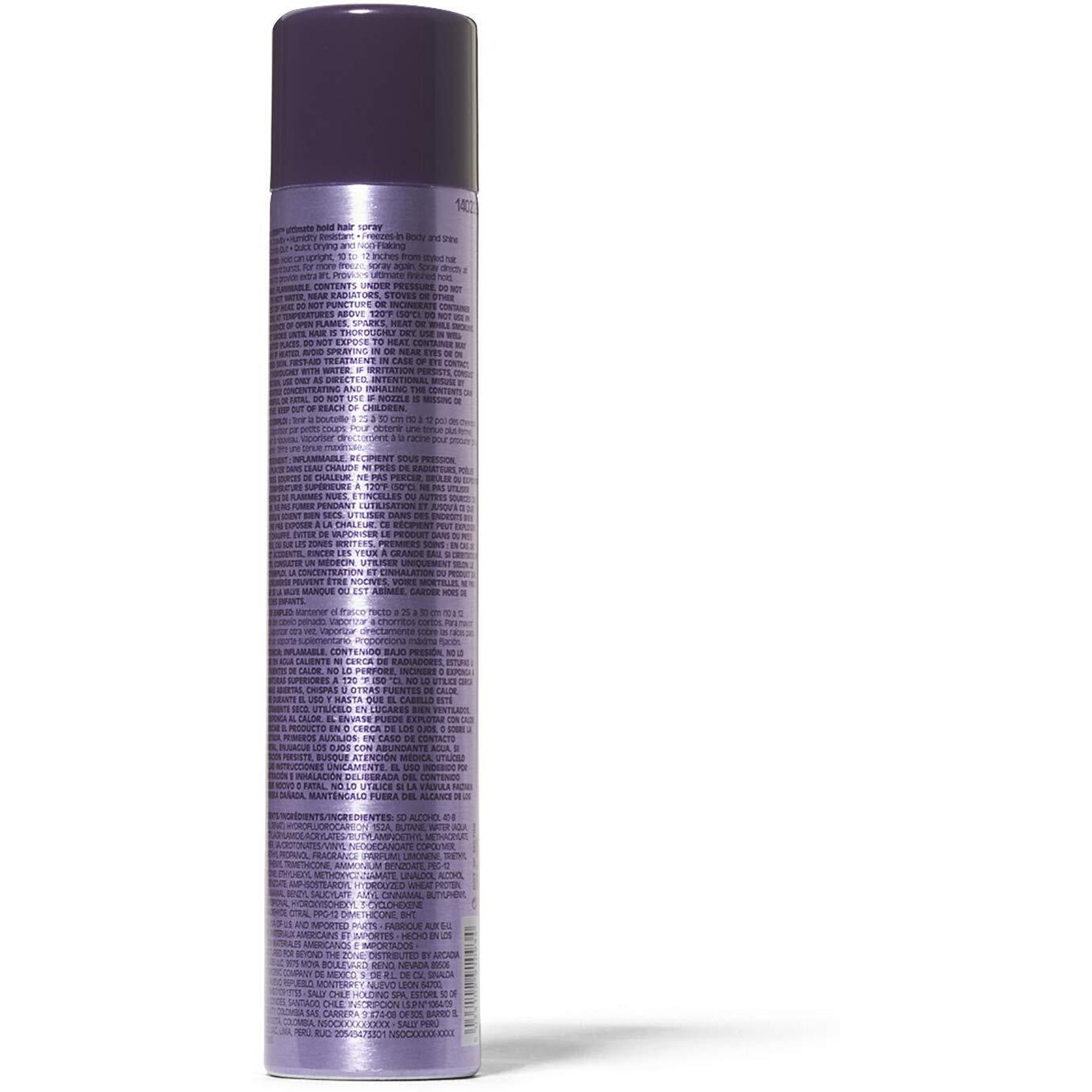 Beyond The Zone Frozen Stiff Ultimate Hold Hair Spray, 10Oz
