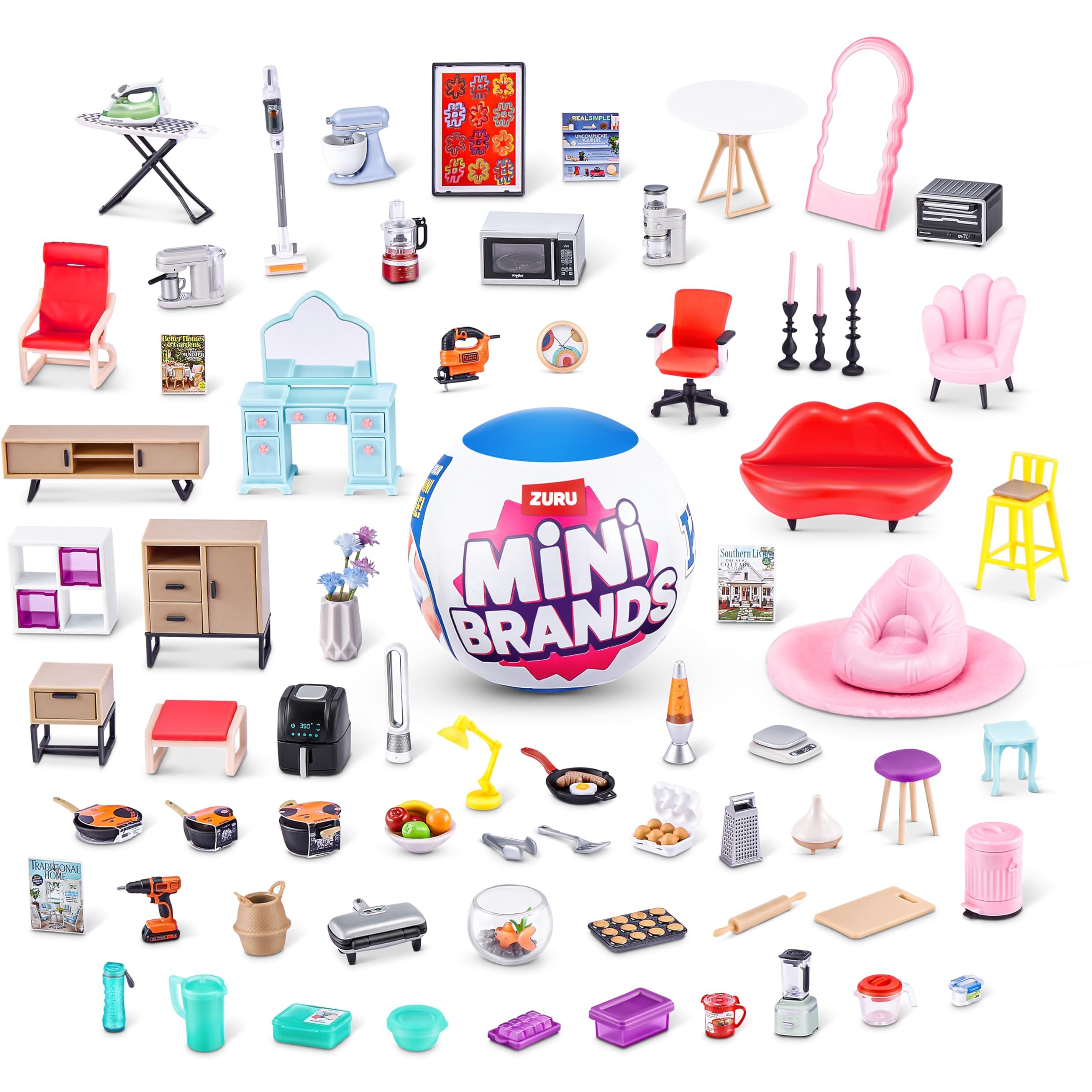 Mini Brands Home Capsule (2 Pack) By Zuru, Surprise Home With Collectible Minis, Blind Packaging, Home Themed Collectibles