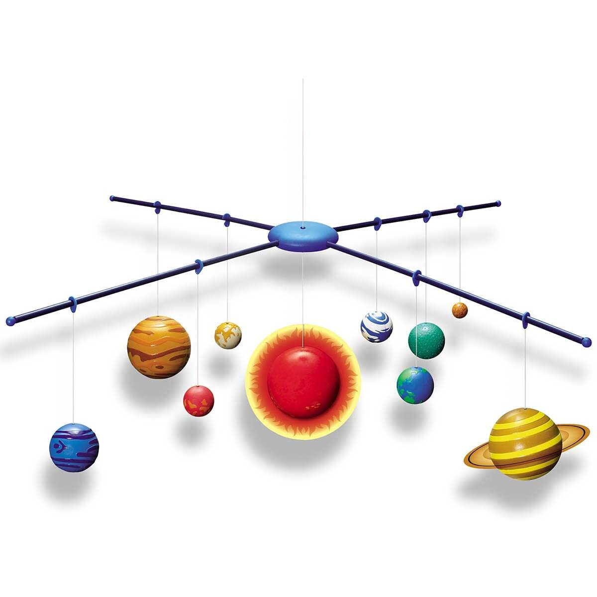4M 3D Glow-In-The-Dark Solar System Mobile Making Kit - Diy Science Astronomy Learning Stem Toys Educational Gift For Kids & Teens, Girls & Boys