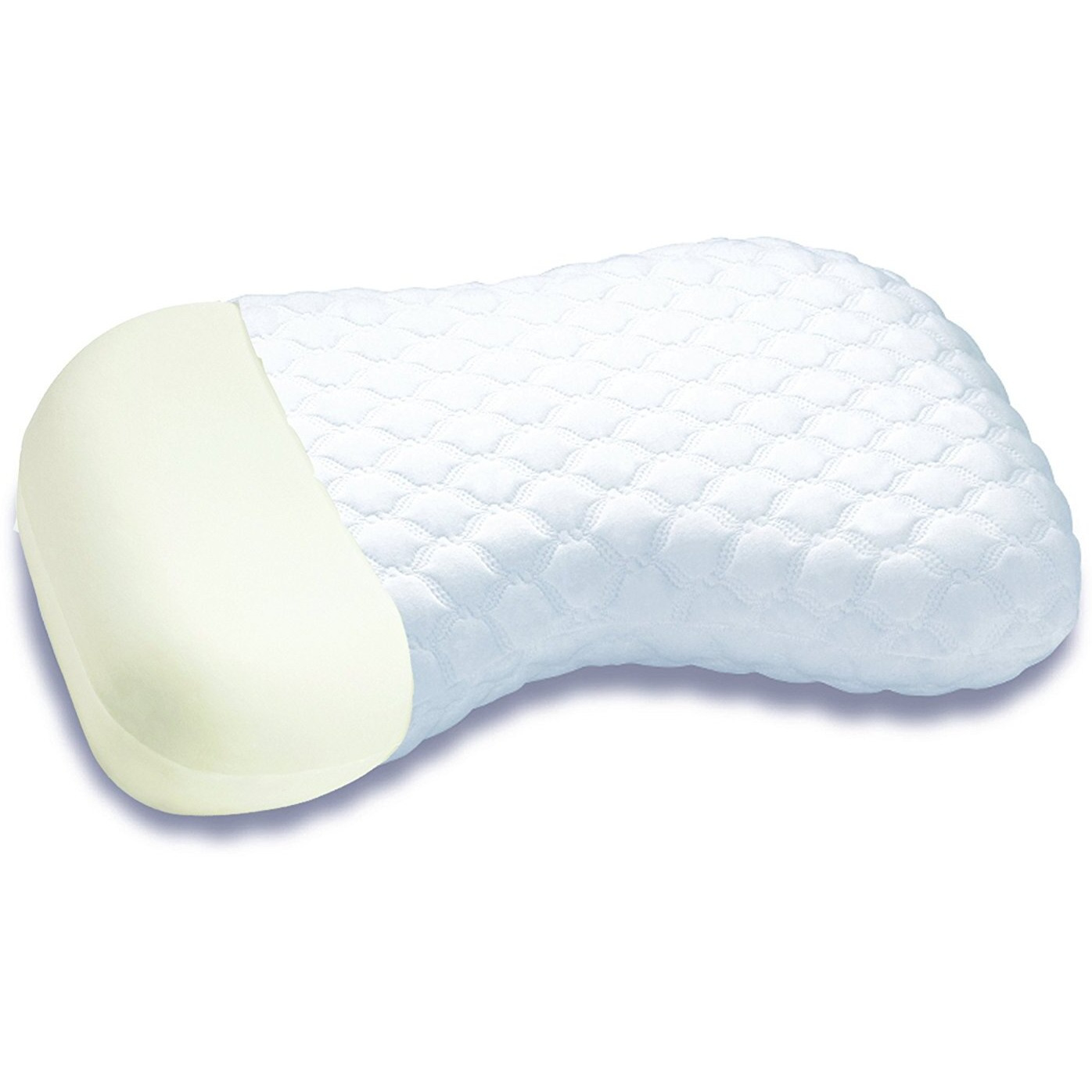 Sleep Innovations Versacurve Curved Memory Foam Pillow, Standard Size, Therapeutic For Neck And Shoulder, Side, Stomach, And Back Sleepers, Medium Support