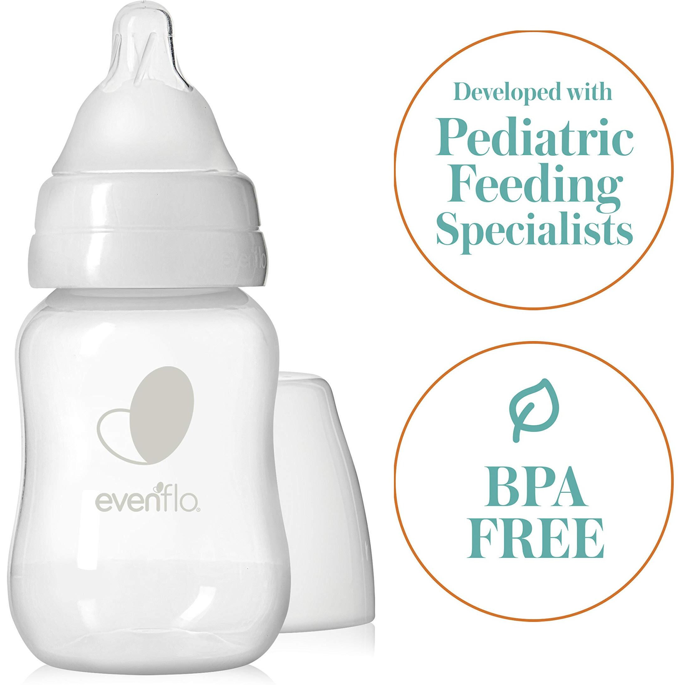 Evenflo Feeding Premium Proflo Venting Balance Plus Standard Neck Baby, Newborn And Infant Bottles - Developed By Pediatric Feeding Specialists - 4 Ounce (Pack Of 6)