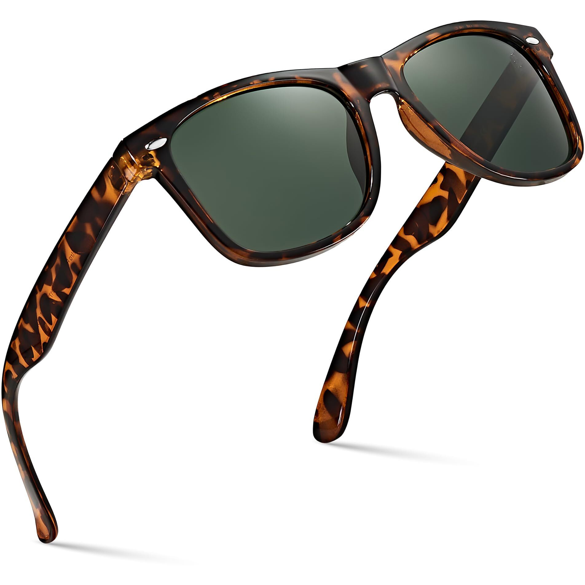 Retro Rewind Polarized Sunglasses For Men And Women - Uv Protection Classic Mens Womens Sun Glasses - Cool Vintage 80S Shades