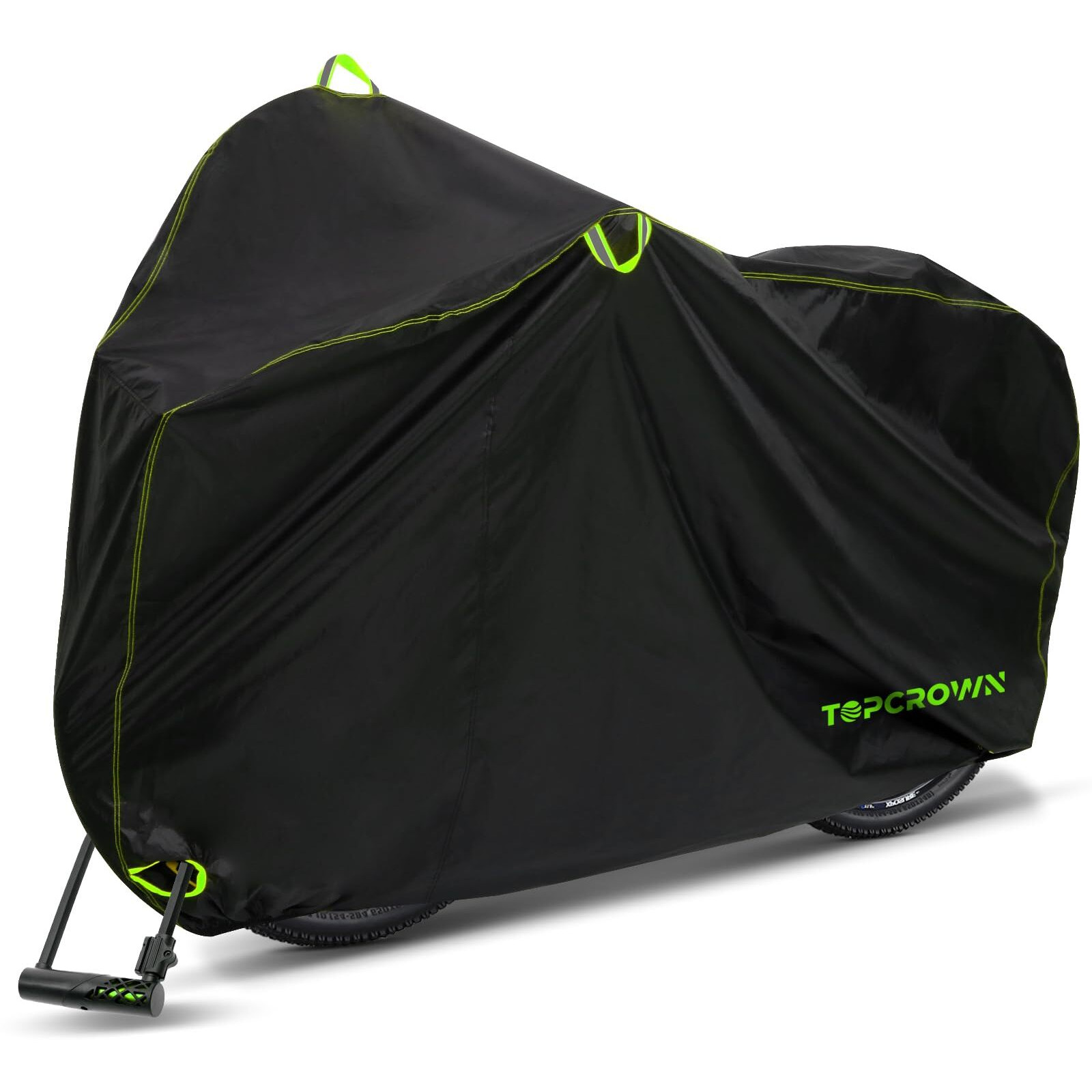 Topcrown Bike Cover Waterproof Outdoor Storage For 1/2/3 Bike Up To 29"", Bicycle Cover With Storage Bag, Rain/Snow/Uv/Dust/Wind Proof For Mountain/Road/City/Electric Bike/Ebike