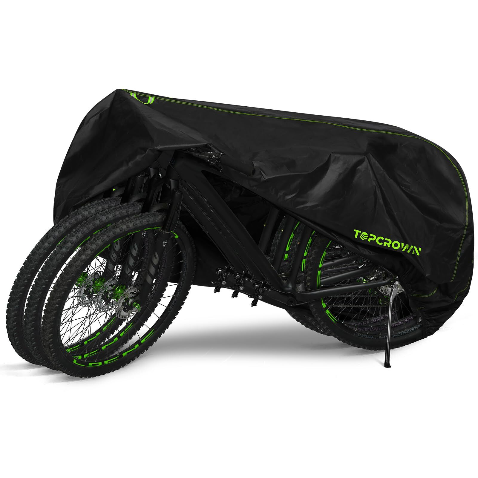 Topcrown Bike Cover Waterproof Outdoor Storage For 3 Bike Up To 29"", Bicycle Cover With Storage Bag, Rain/Snow/Uv/Dust/Wind Proof For Mountain/Road/City/Electric Bike/Ebike