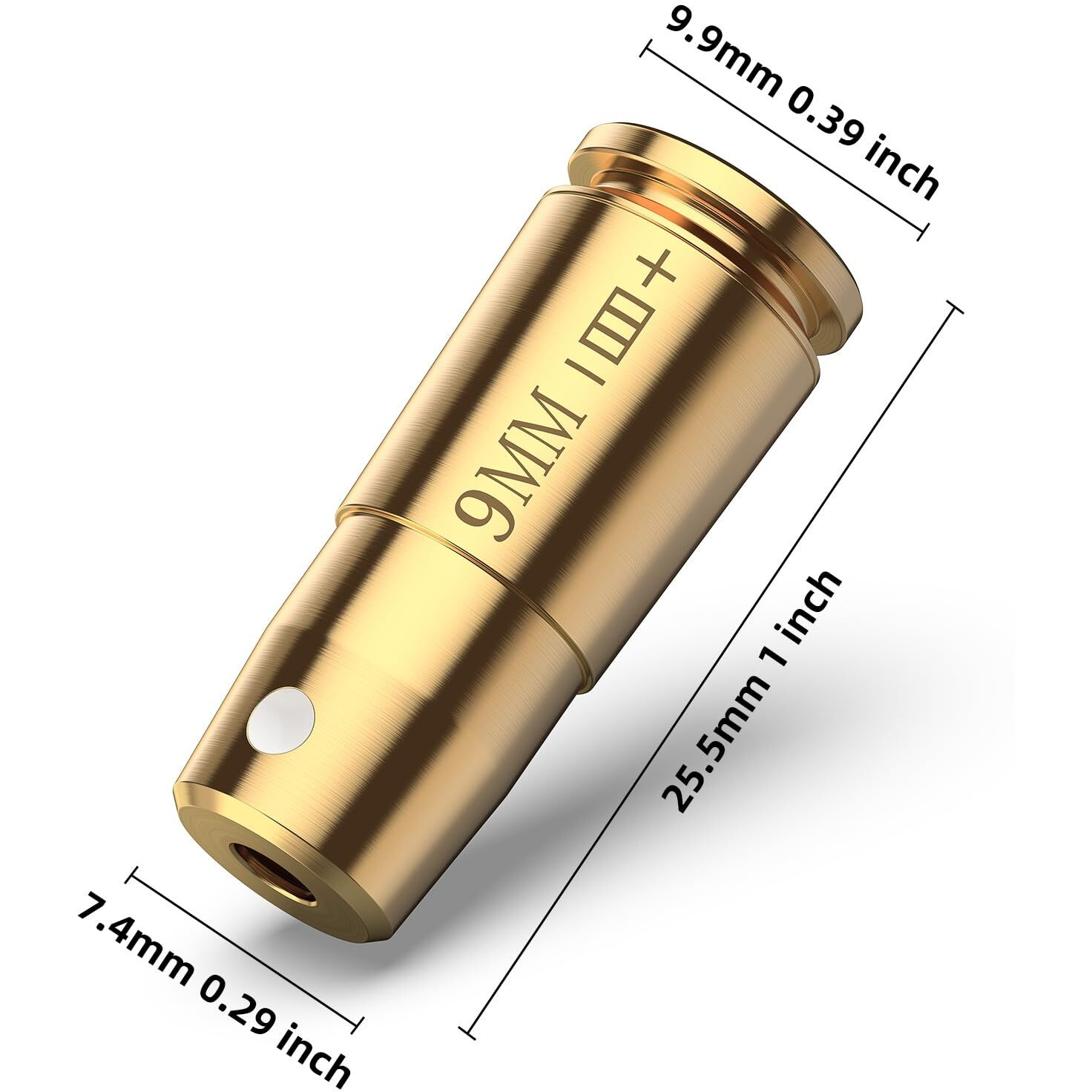 Ezshoot 9Mm Laser Bore Sighter Red Laser Bore Sight With 3 Sets Of Batteries