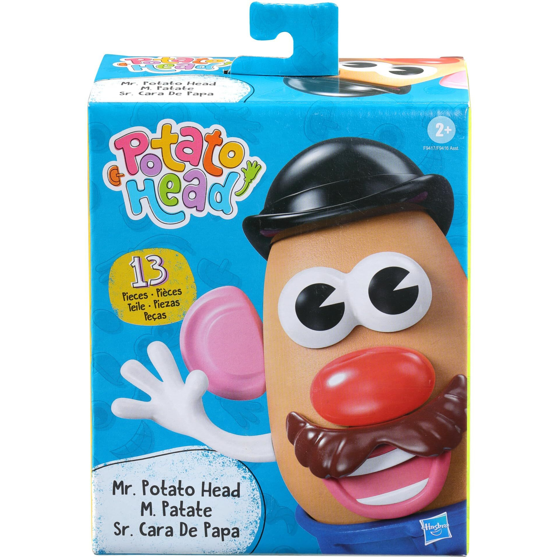 Potato Head Mr. Potato Head Set, 13 Parts And Pieces, Preschool Toys, For Kids, Ages 2+