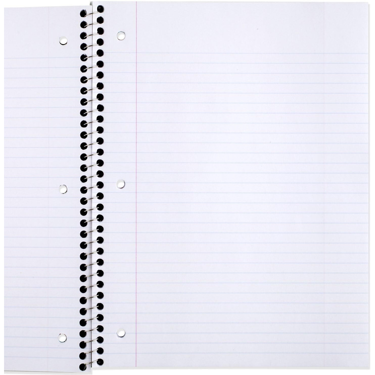 Mead Spiral Notebooks, 6 Pack, 1-Subject, College Ruled Paper, 8"" X 10-1/2"", 70 Sheets, Assorted Bright Colors (830050-Ecm)