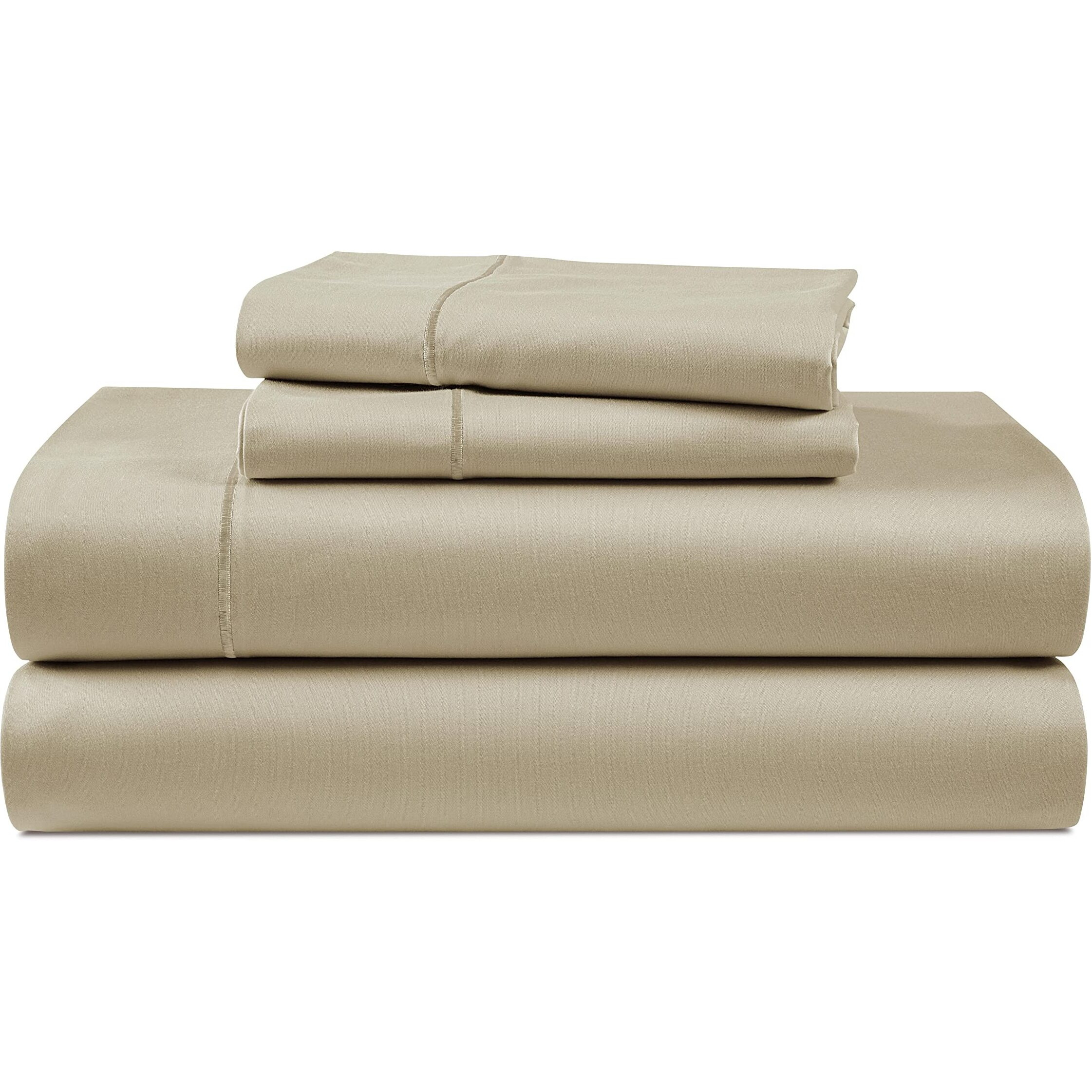 Lane Linen 100% Egyptian Cotton Bed Sheets - 1000 Thread Count 4-Piece Linen Full Set Bedding Sateen Weave Luxury Hotel 16"" Deep Pocket (Fits Upto 17"" Mattress)