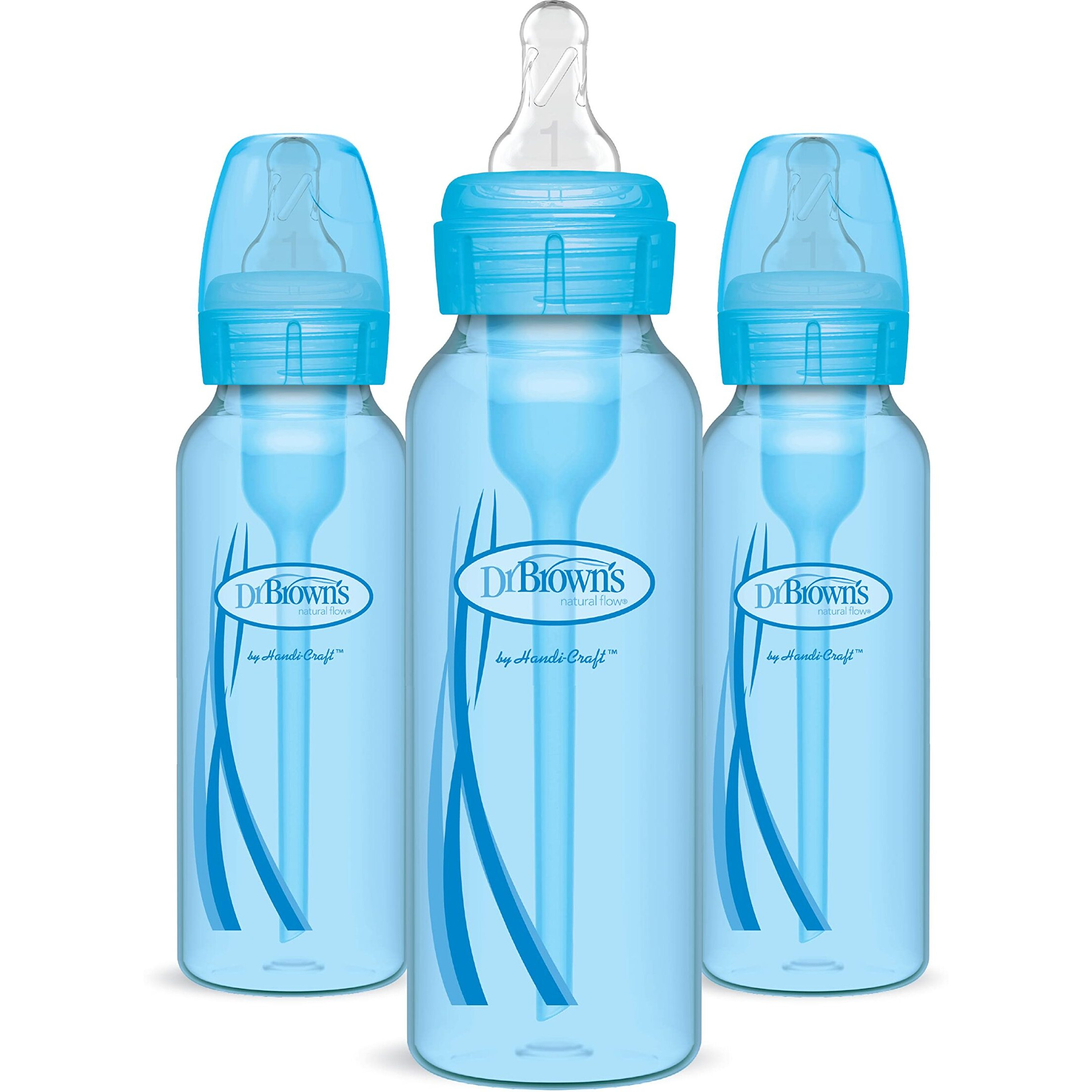 Dr. Brown's Options Baby Bottles, Blue, 8 Ounce