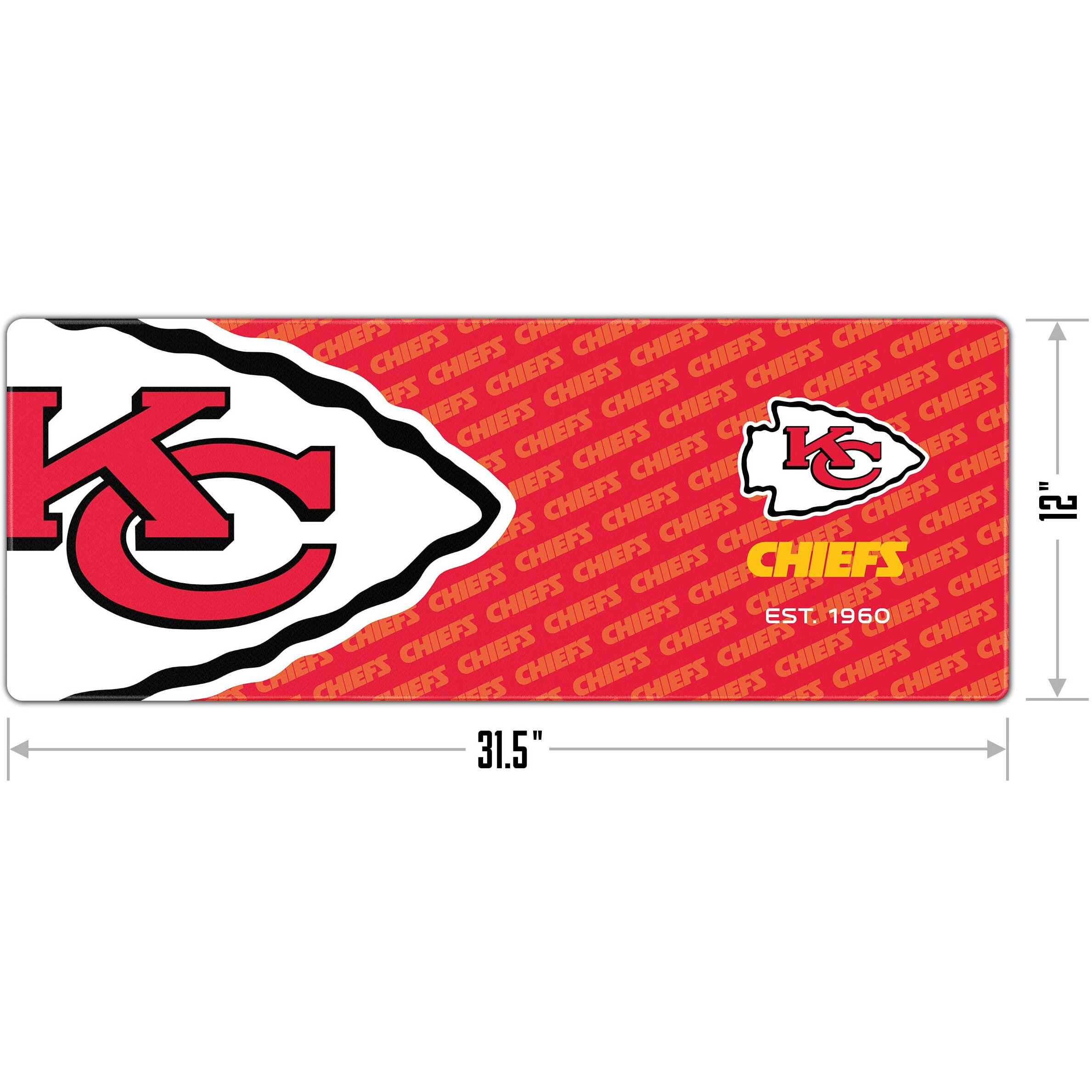 Youthefan Nfl Kansas City Chiefs Logo Series Desk Pad Smu