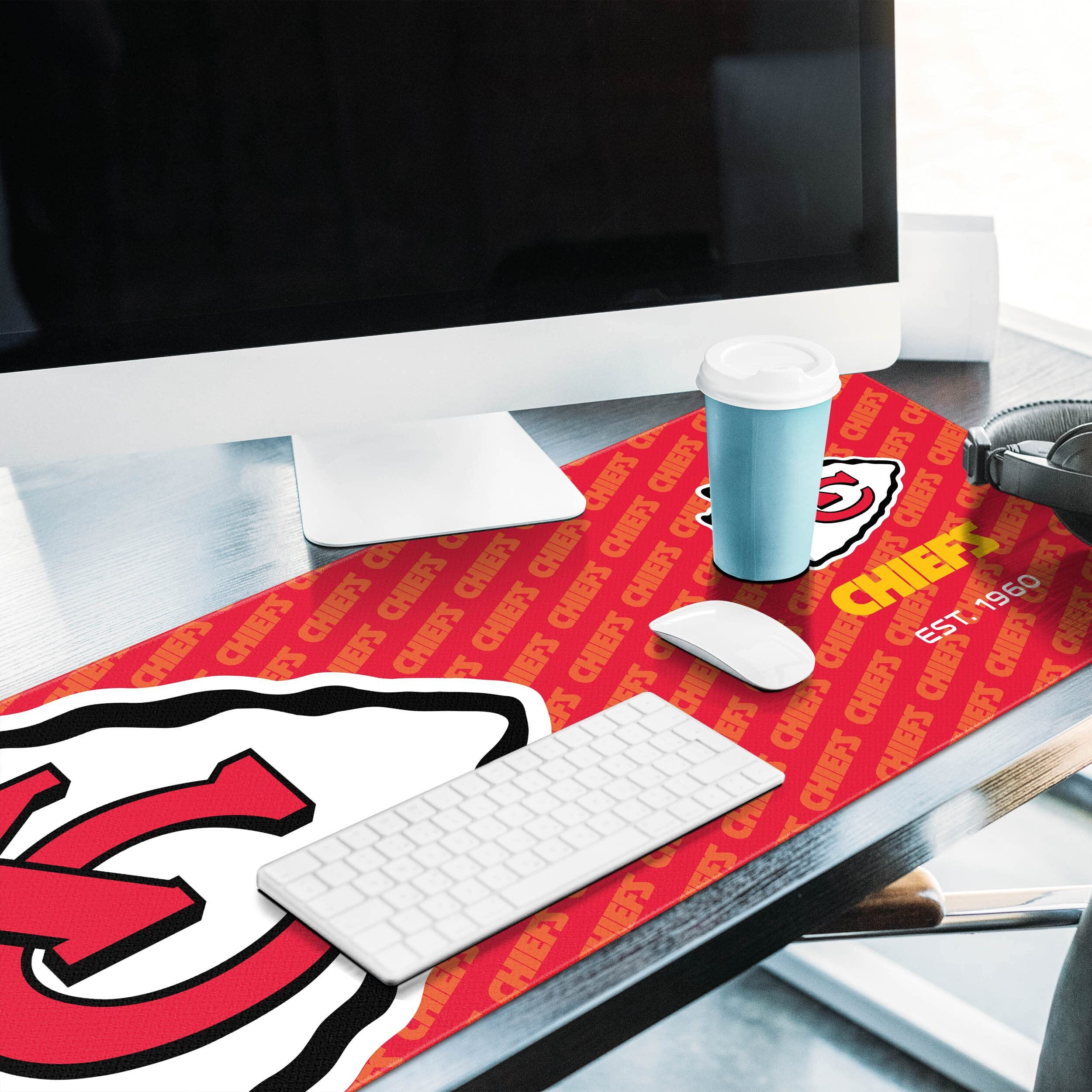 Youthefan Nfl Kansas City Chiefs Logo Series Desk Pad Smu